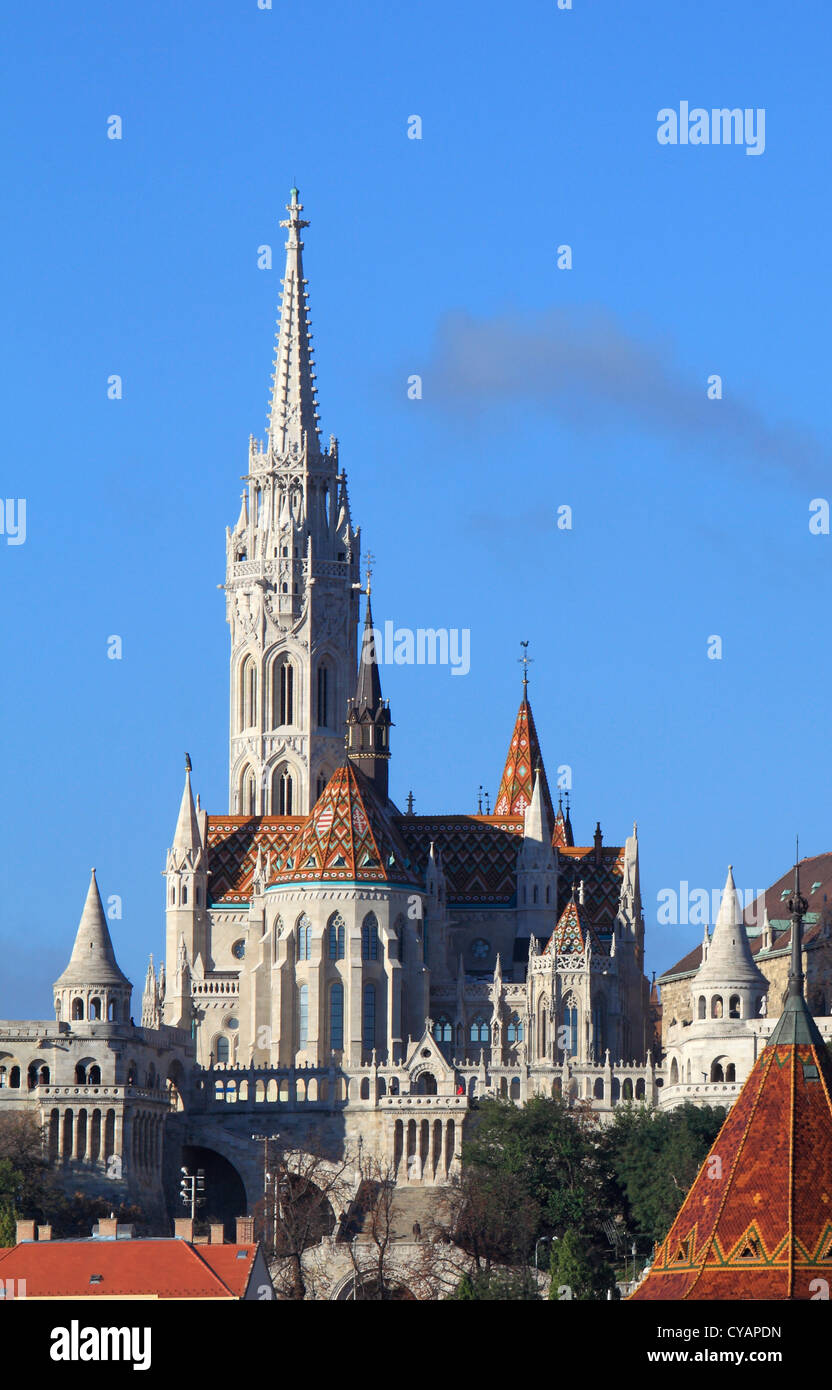 Ungarn, Budapest, Matthias Kirche Stockfoto