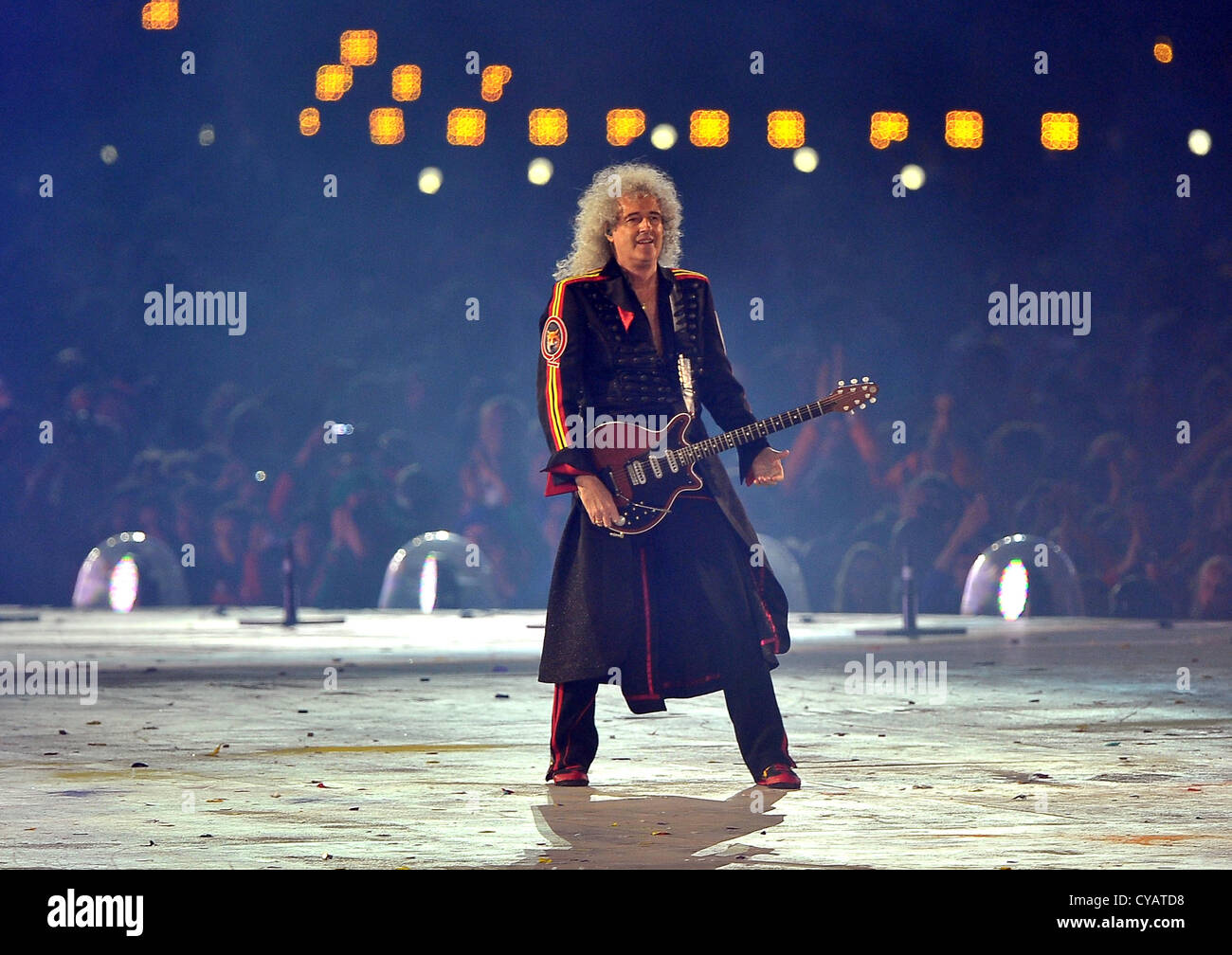 Brian May von Queen Stockfoto