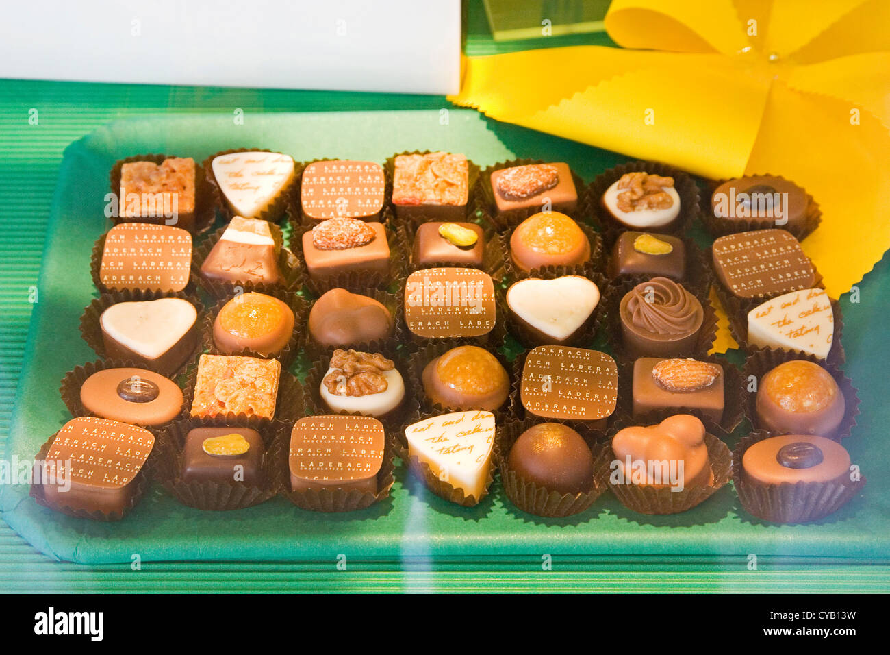 Europa, Schweiz, Zürich, Schoko-Laden Stockfoto