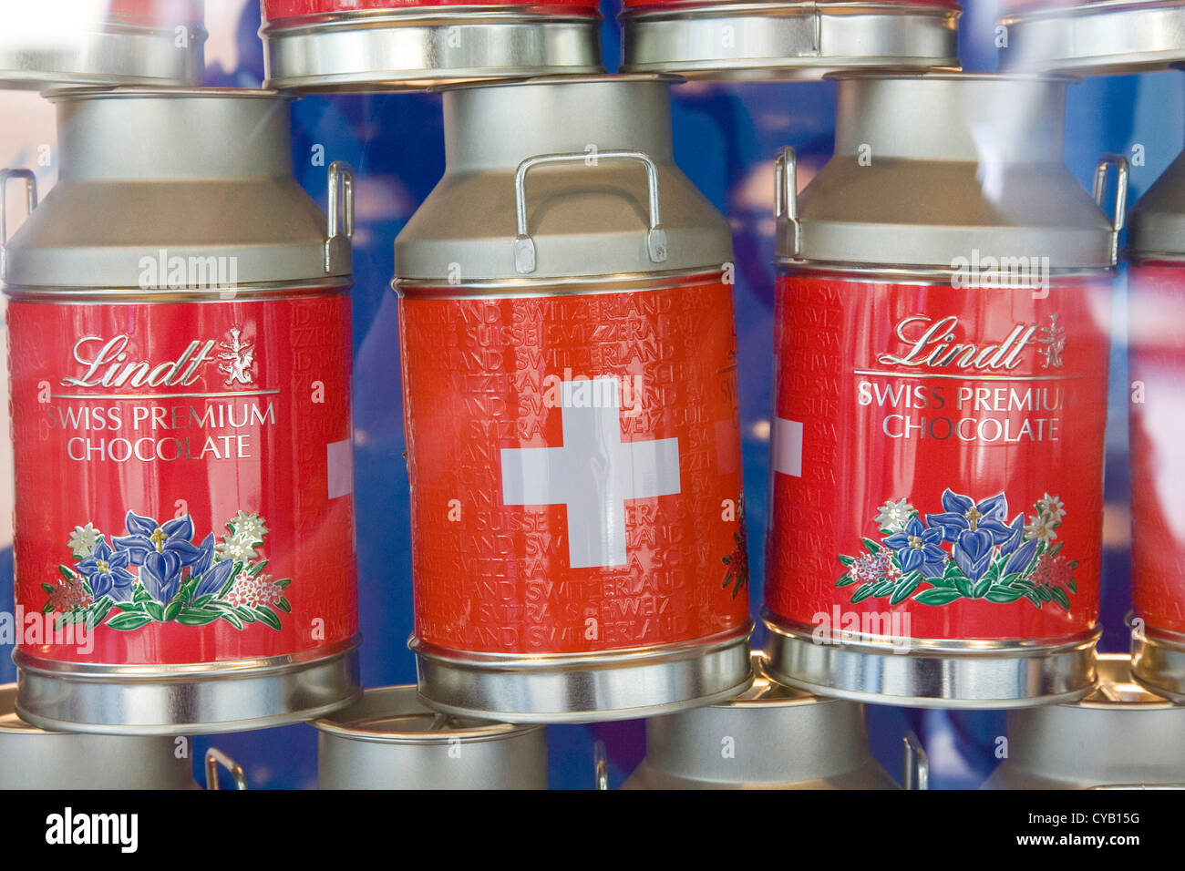Europa, Schweiz, Zürich, Schoko-Laden Stockfoto