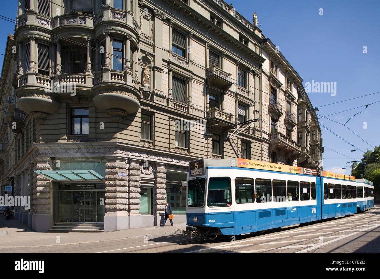 Europa, Schweiz, Zürich, Altstadt, klassischen Gebäude Stockfoto