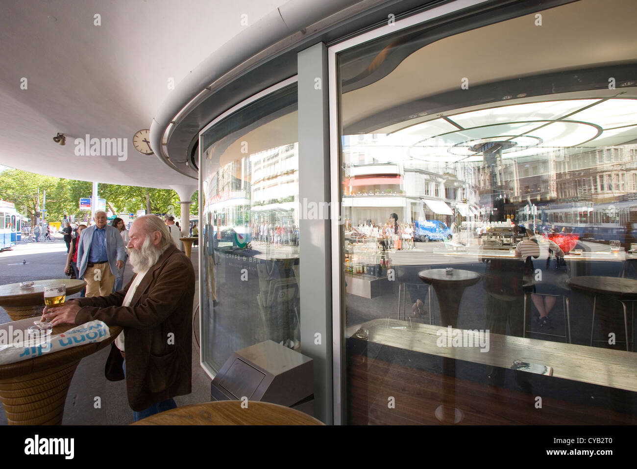 Europa, Schweiz, Zürich, Bellevue-Platz Stockfoto