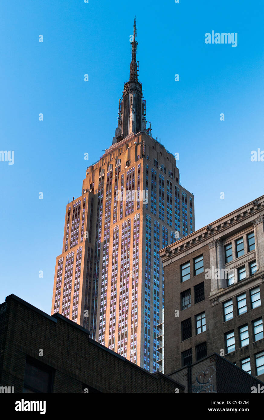 EMPIRE STATE BUILDING IN NEW YORK NEW YORK CITY Stockfoto