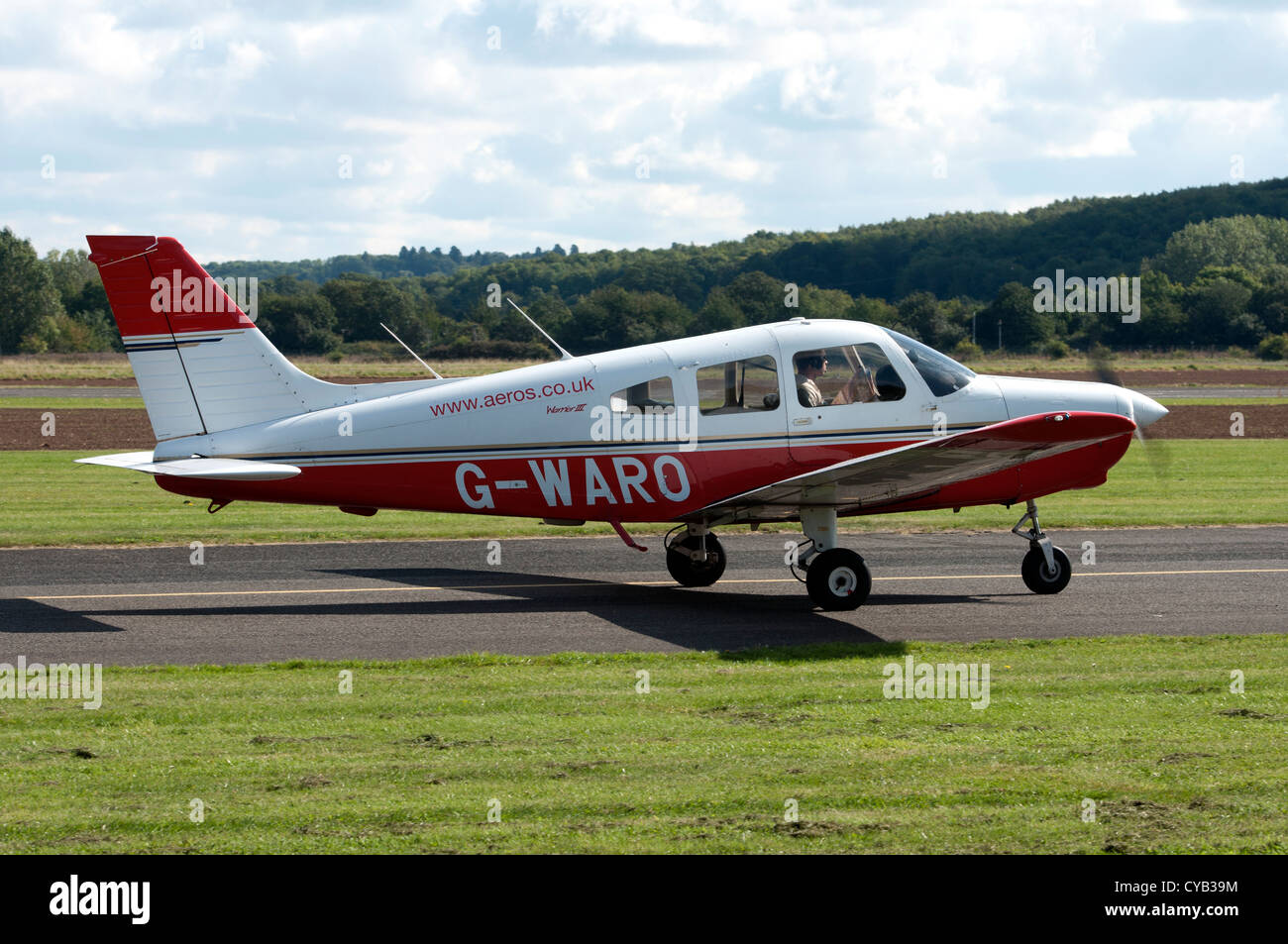 Piper PA-28 Warrior Flugzeuge Stockfoto