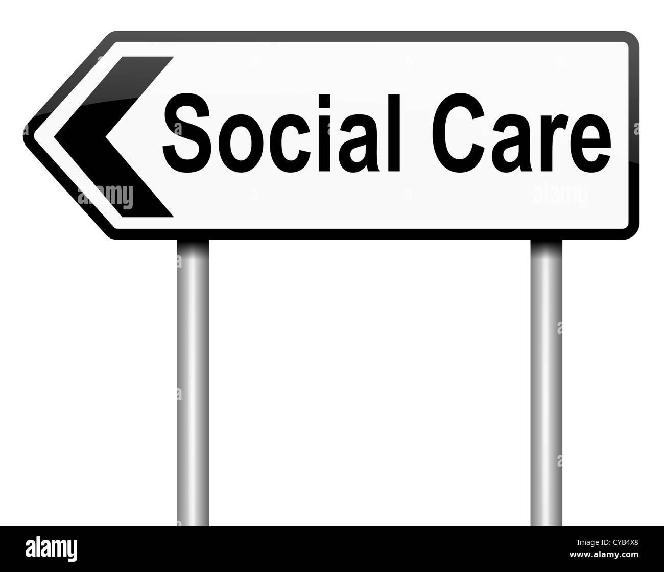 Soziale Betreuung. Stockfoto