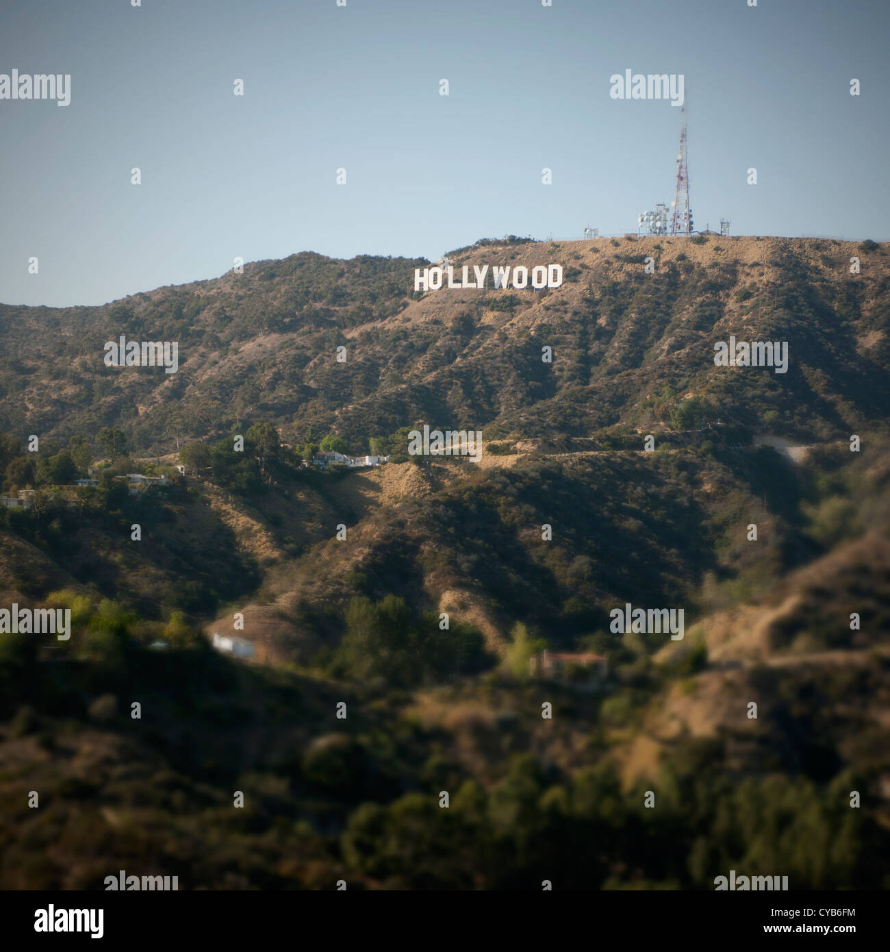 Hollywood-Schild, Los Angeles, Kalifornien, USA Stockfoto