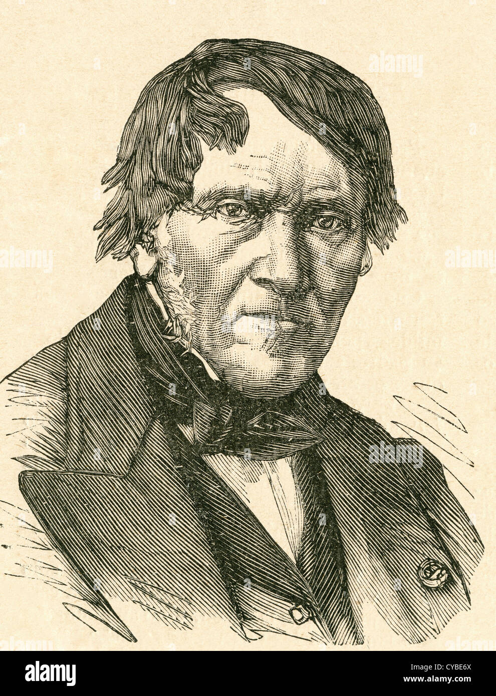 Antoine César Becquerel, 1788 –1878. Französische Wissenschaftler. Stockfoto