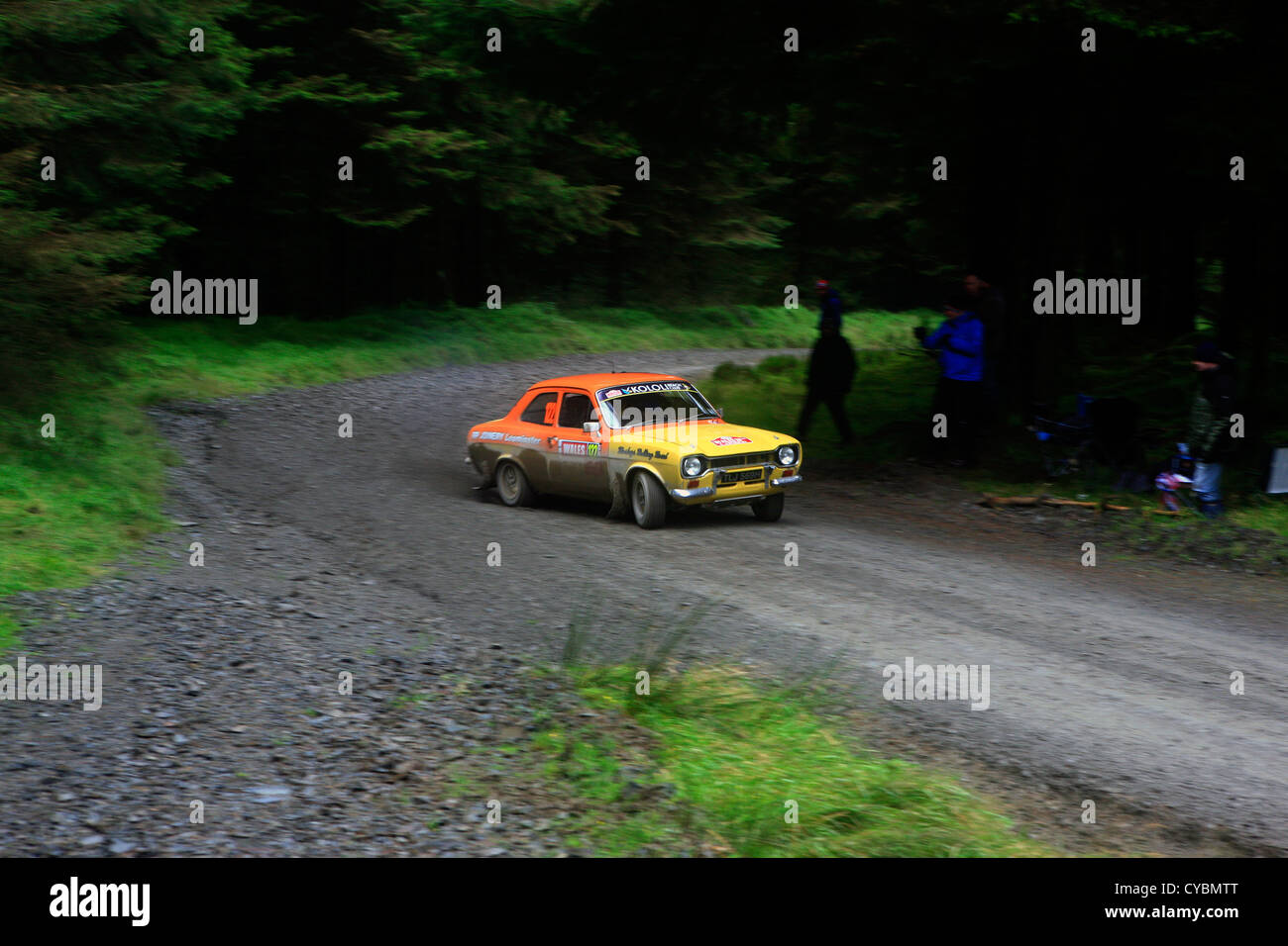 2012-FIA-Wales Rallye GB. Stockfoto