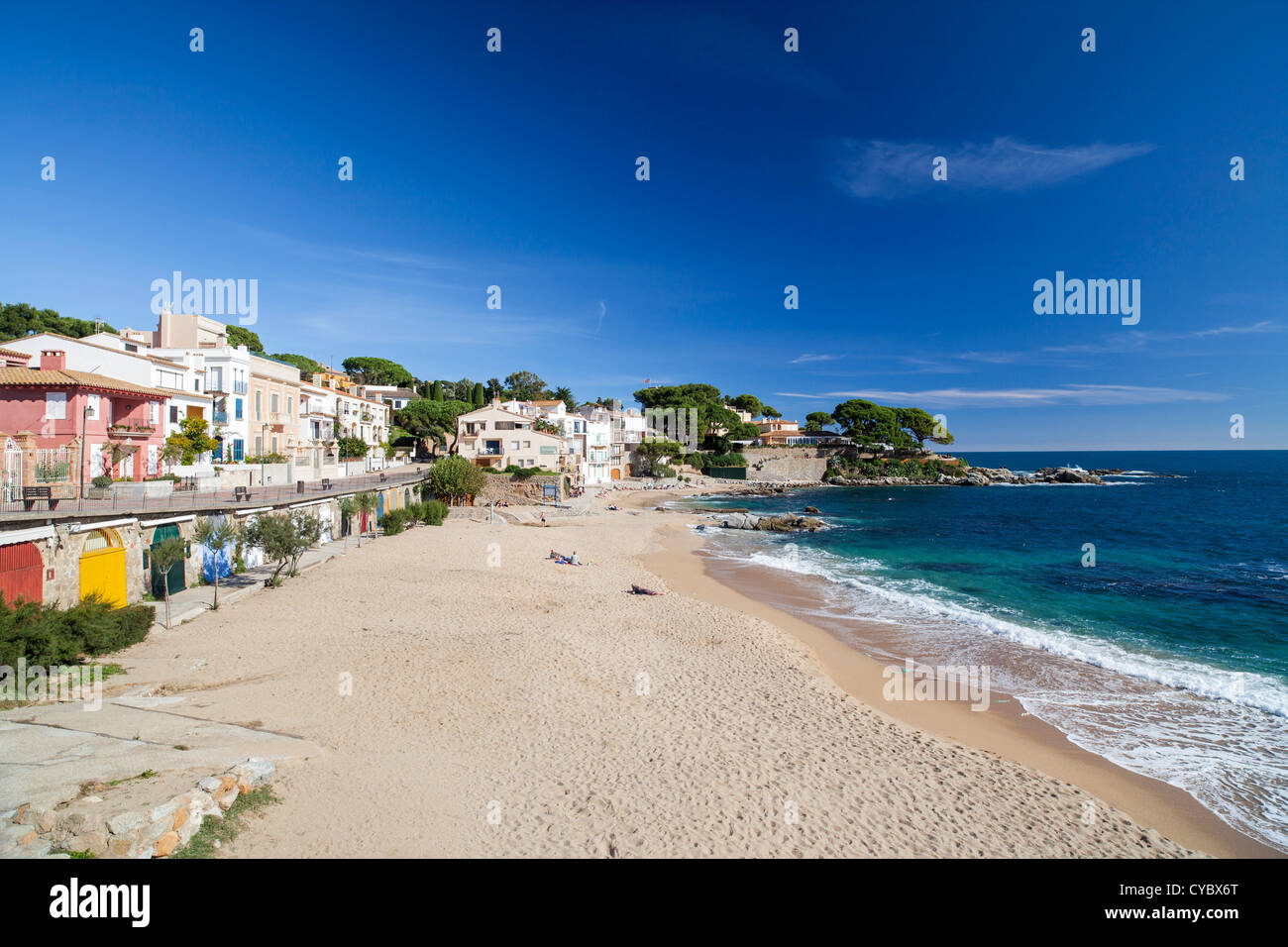 Calella de Palafrugell, Costa Brava, Katalonien, Spanien Stockfoto