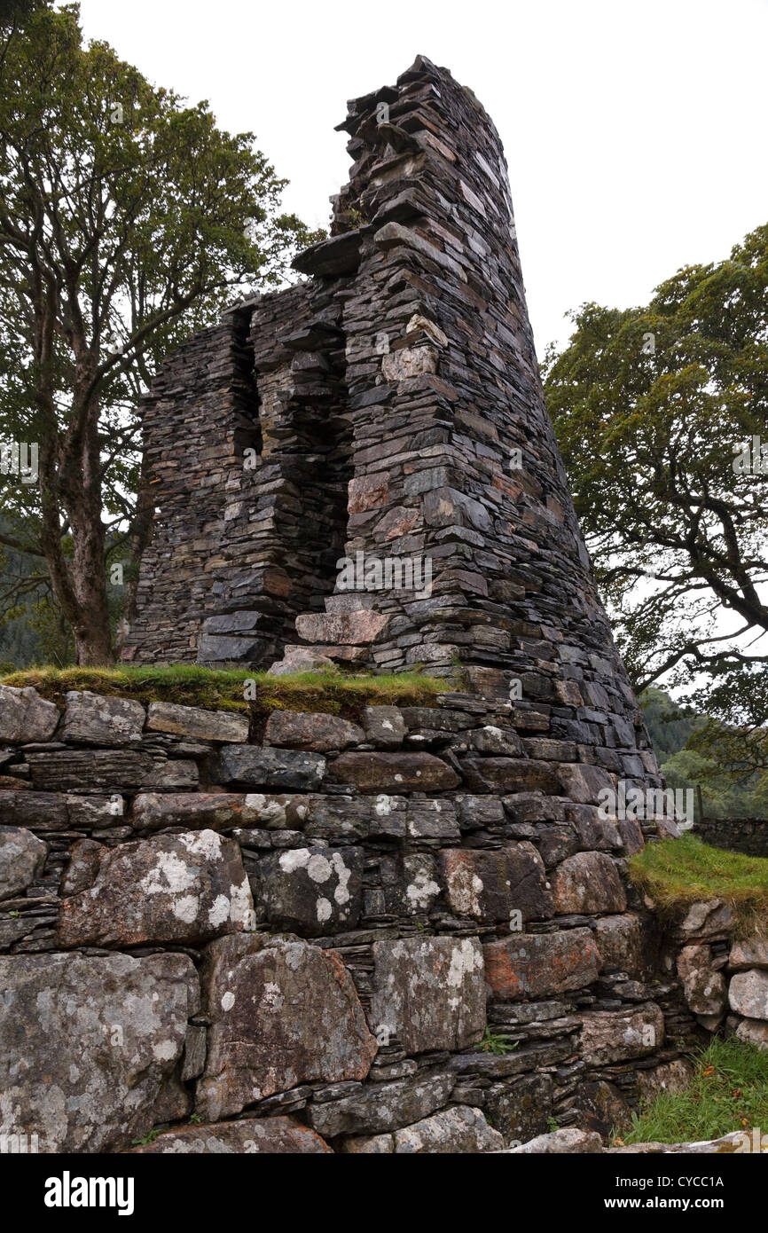 Dun Telve schottischen Broch, Glenelg, Glen Shiel, Schottland, Großbritannien Stockfoto