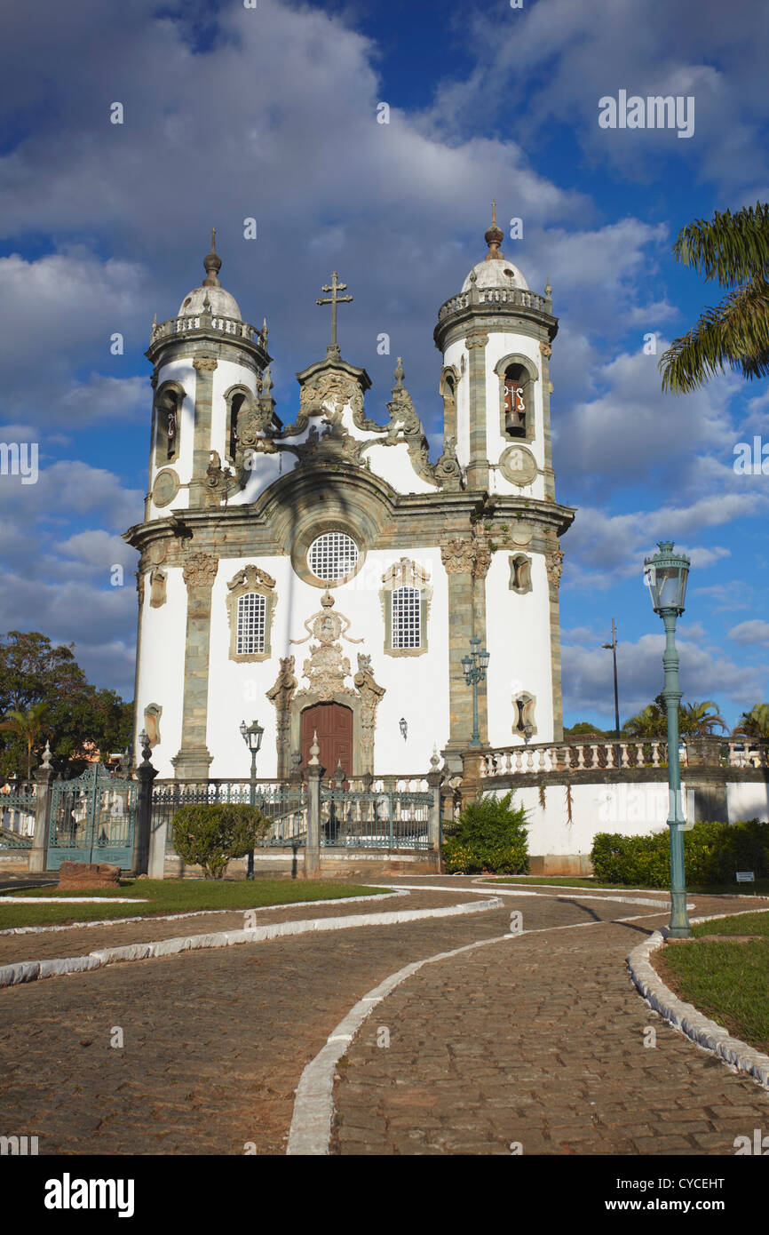 Sao Francisco Assis Kirche, São João del Rei, Minas Gerais, Brasilien Stockfoto