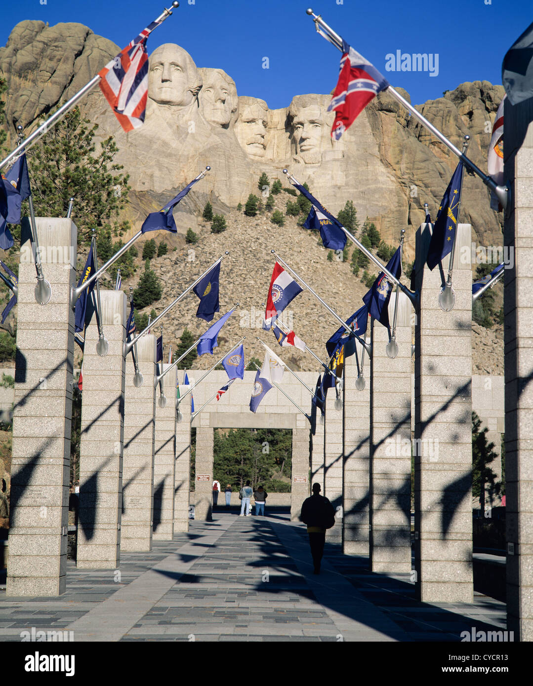 Mt. Rushmore, South Dakota Stockfoto