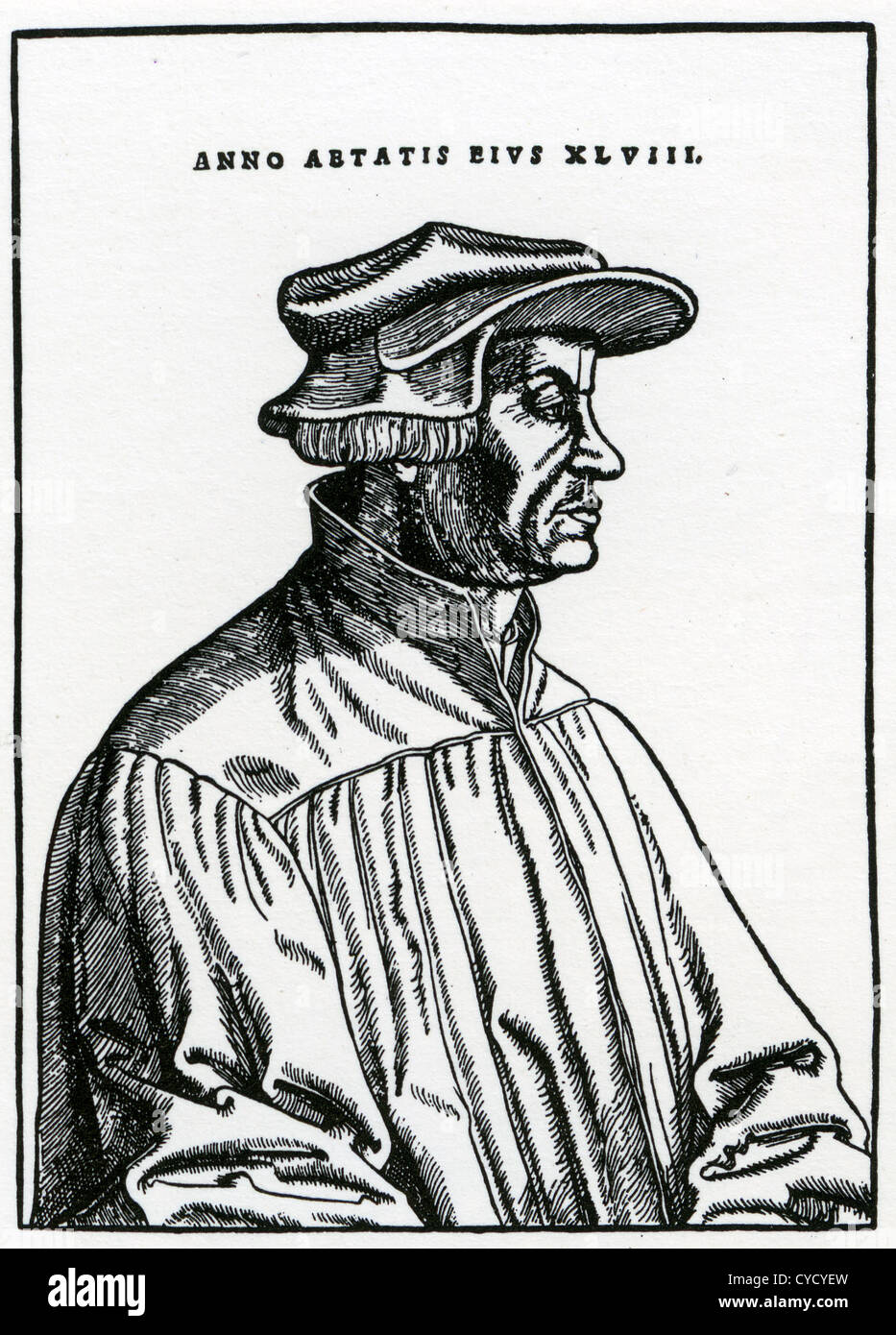 ULRICH ZWINGLI (1484-1531) Führer der Reformation in der Schweiz Stockfoto
