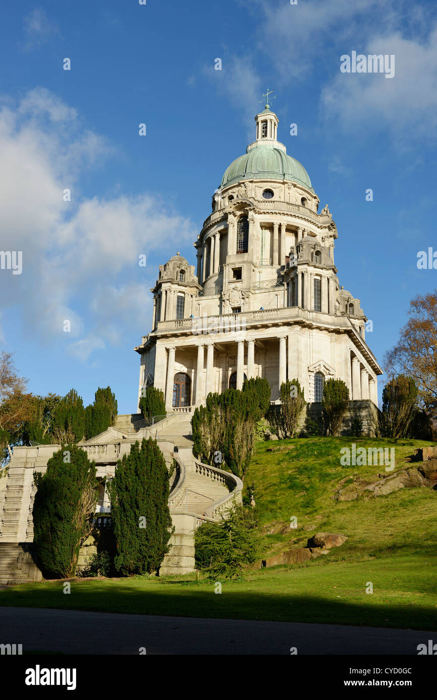 Ashton-Denkmal in Williamson Park Lancaster UK Stockfoto