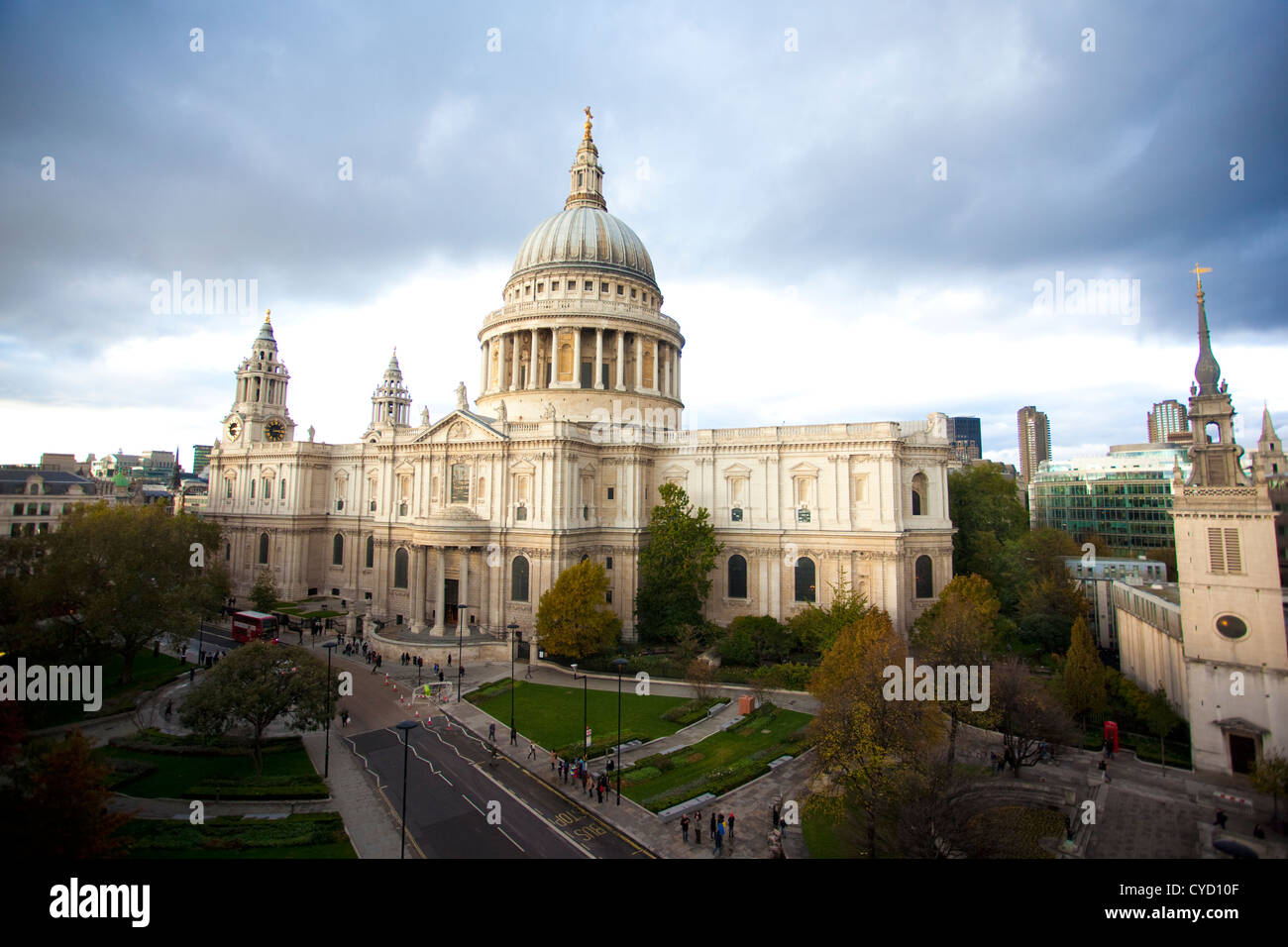 St. Pauls Cathedral, zentrale London, England, Vereinigtes Königreich Stockfoto