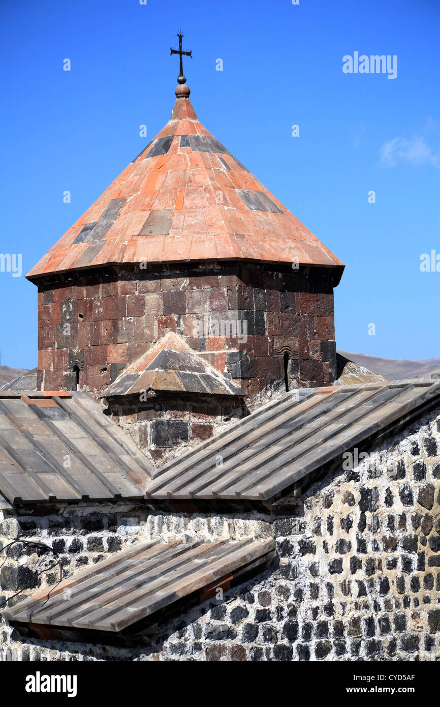 Arakelots Curch (Apostel), Sevan Kloster am Sewansee, Armenien Stockfoto