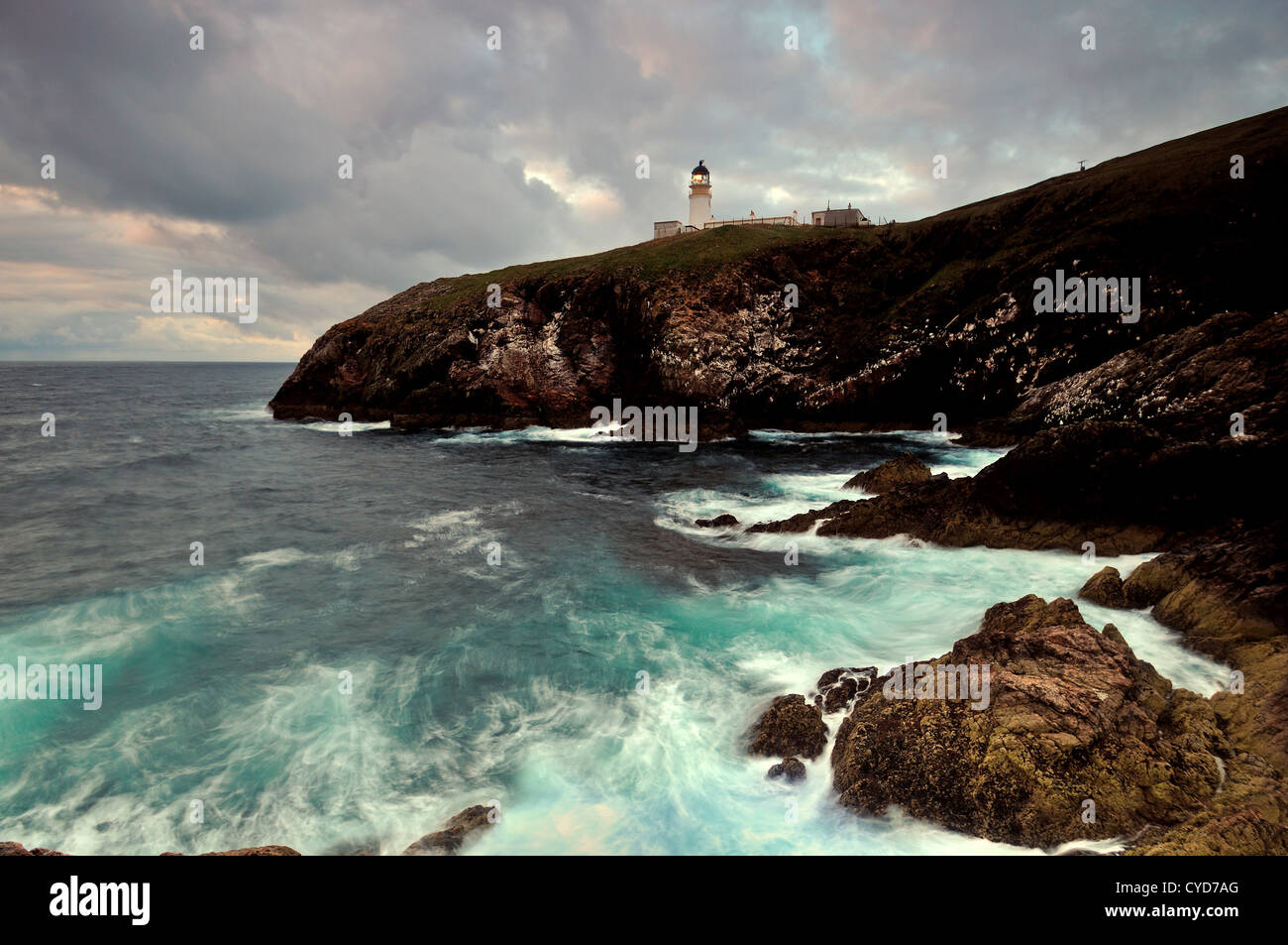 Tiumpan Head Leuchtturm, Isle of Lewis, Schottland Stockfoto