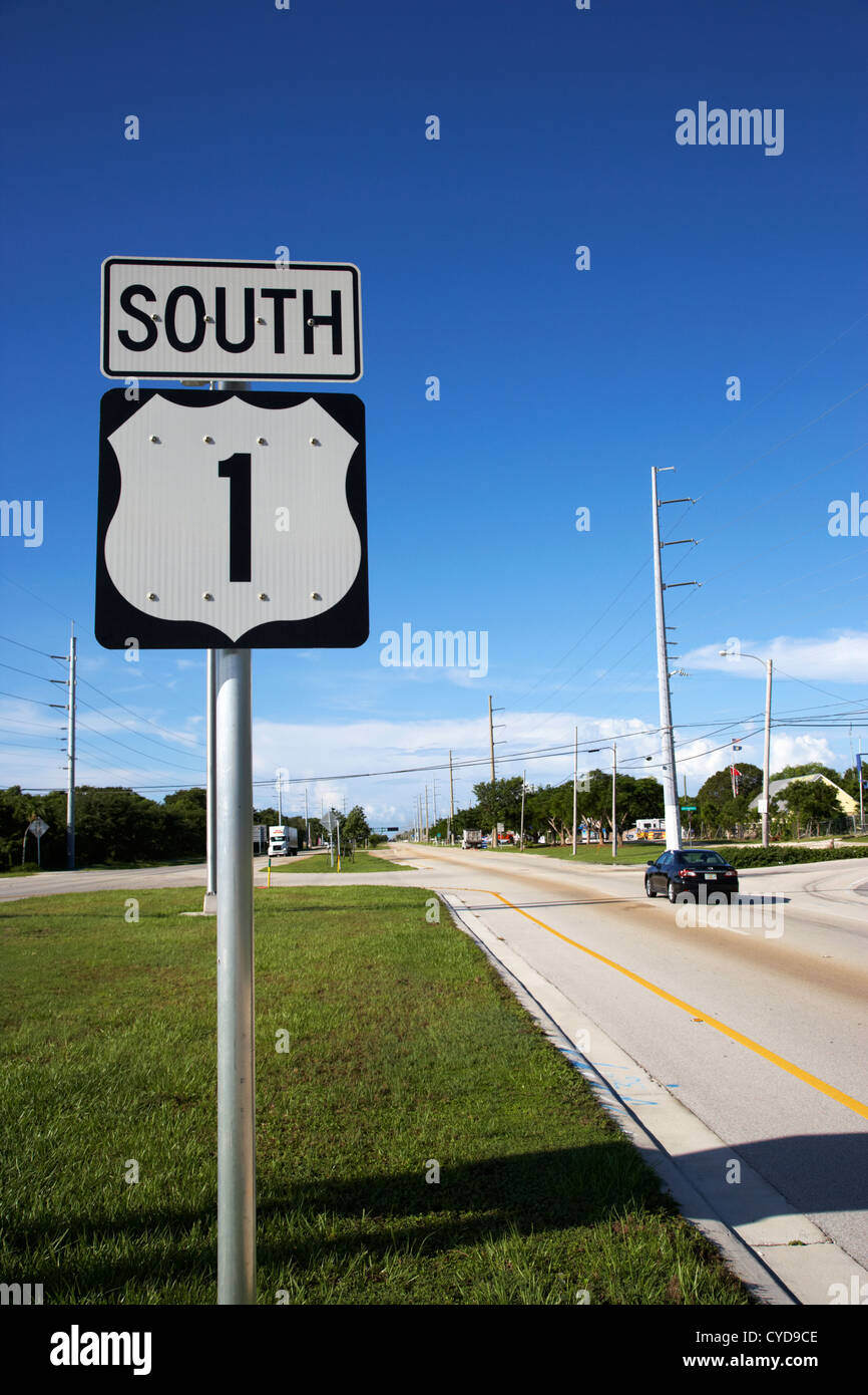 uns overseas Highway Route ein Süden durch Key Largo Florida Keys usa Stockfoto