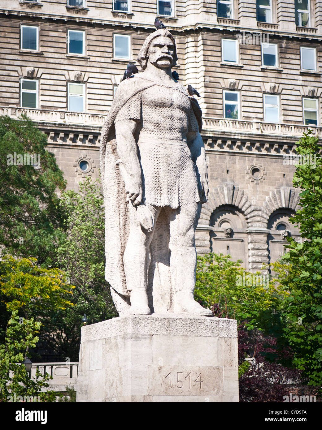 Statue zum Gedenken an den Bauernaufstand, 1514 Stockfoto