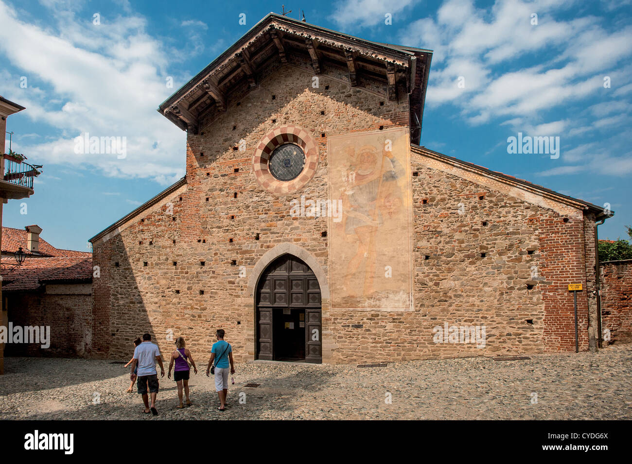 Europa-Italien-Piemont-Provinz von Cuneo Saluzzo Kirche von di S. Giovanni Stockfoto