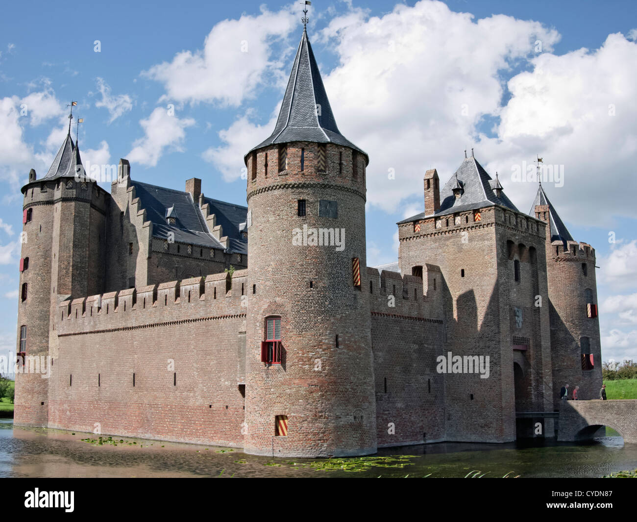 Muiderslot Burg in Muiden, Holland Niederlande Stockfoto