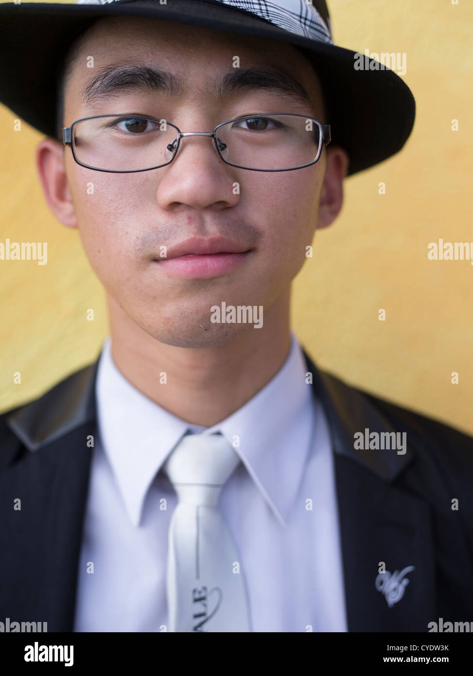 Lokale Inselbewohner kleiden wie ihre Lieblings-Manga oder Anime-Figuren für Mihama Manga Expo in Chatan, Okinawa, Japan. Stockfoto