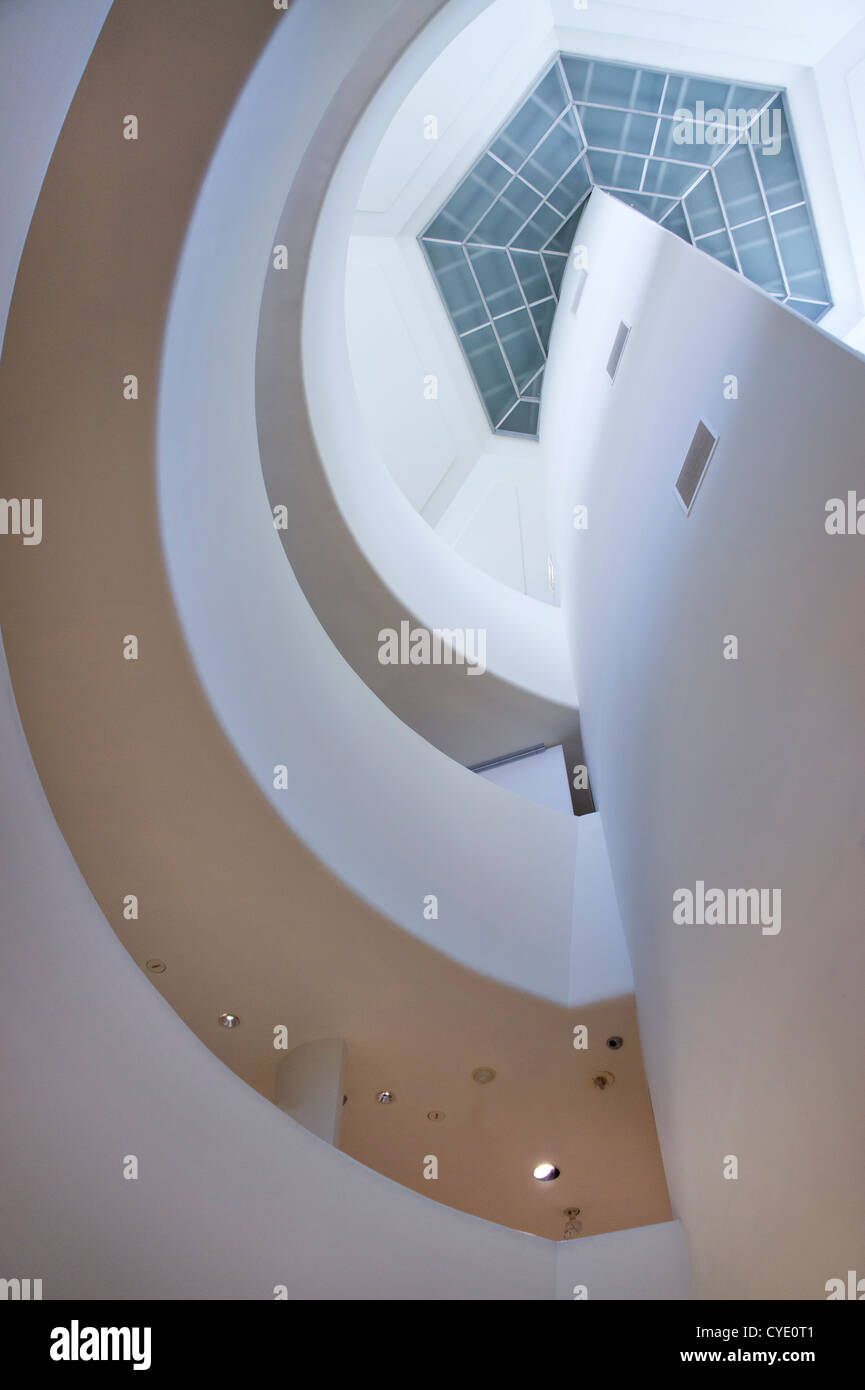 Innenansicht des Guggenheim Museum, New York, USA Stockfoto