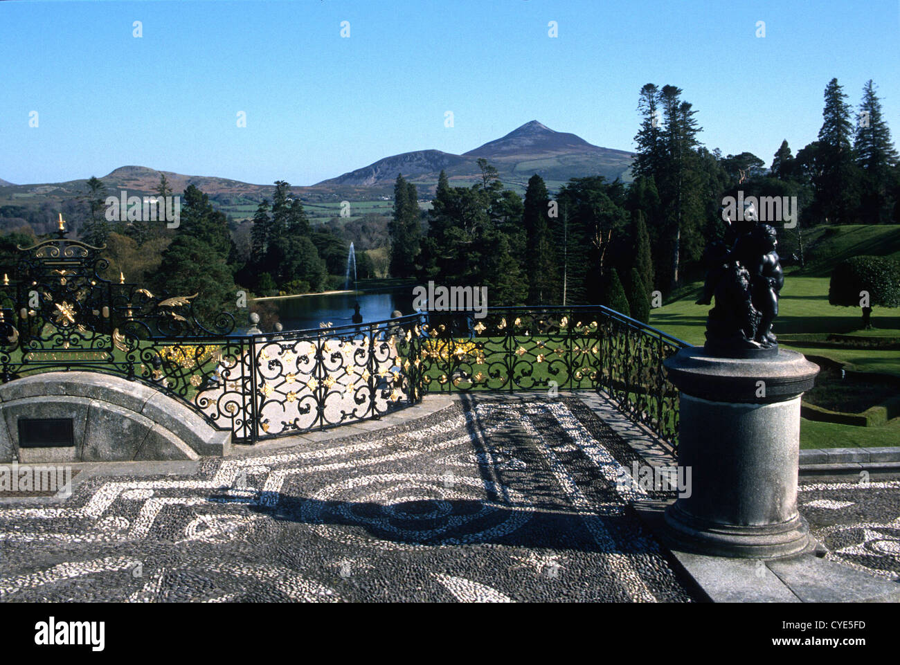 Powerscourt House Gärten Co Wicklow Irland Stockfoto