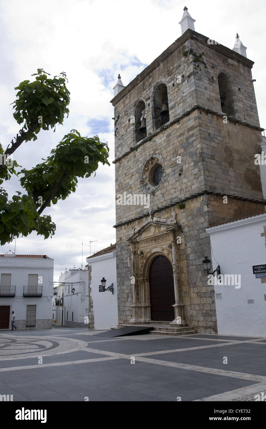 Architektur Detail in Olivenza, Region Badajoz in Spanien Stockfoto