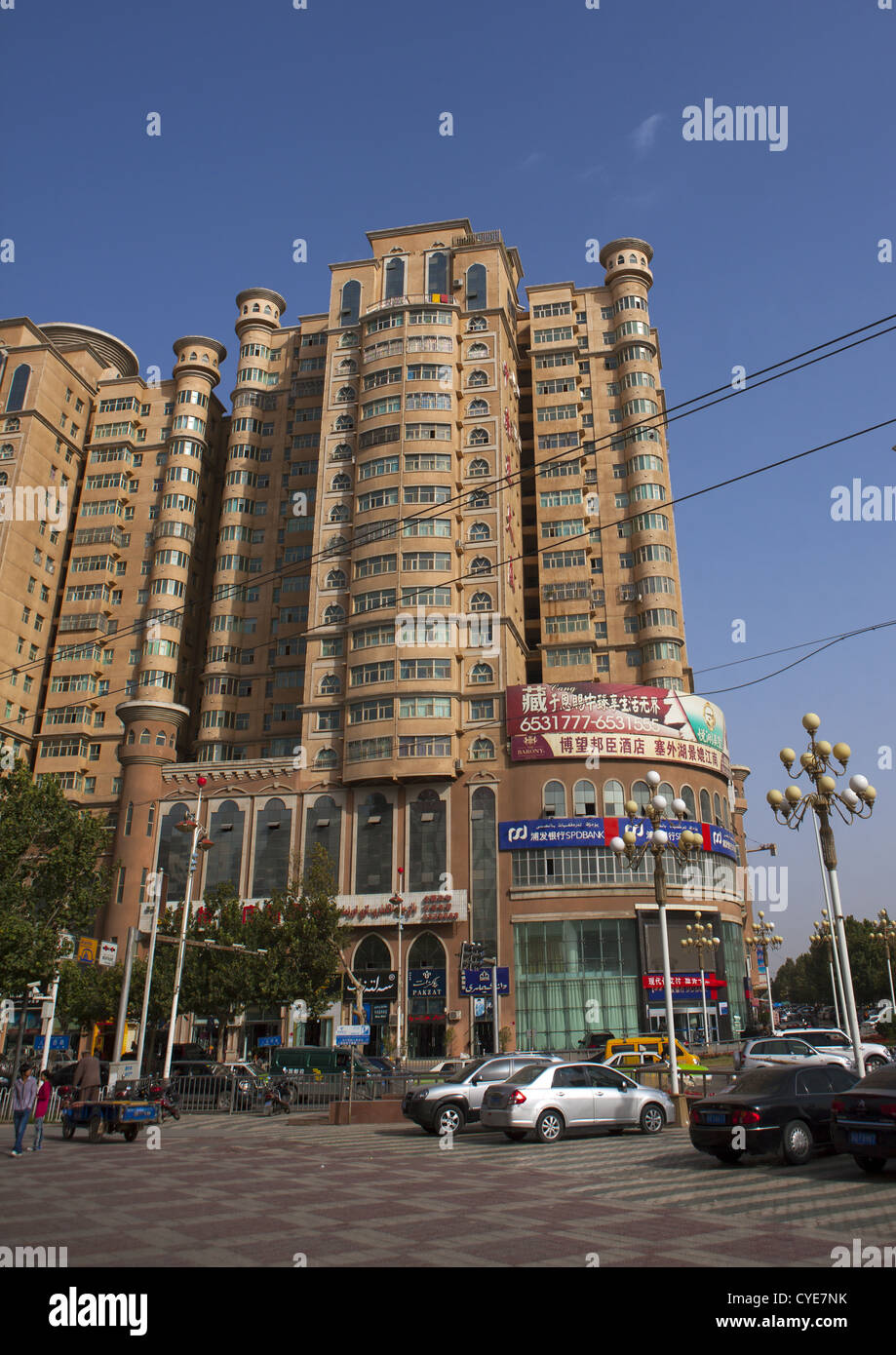 Neue Stadt Kashgar, Xinjiang Uyghur autonome Region, China Stockfoto