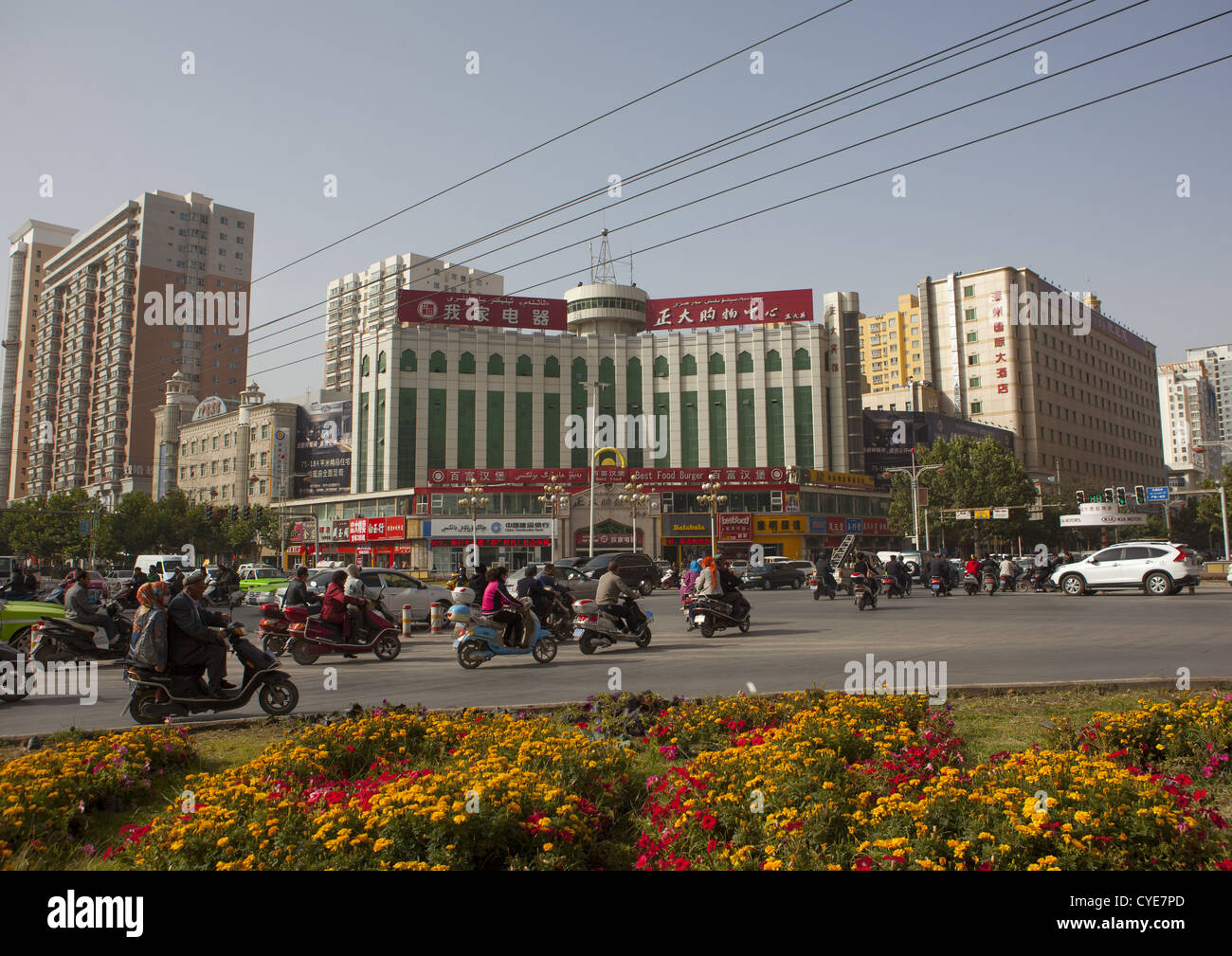 Neue Stadt Kashgar, Xinjiang Uyghur autonome Region, China Stockfoto