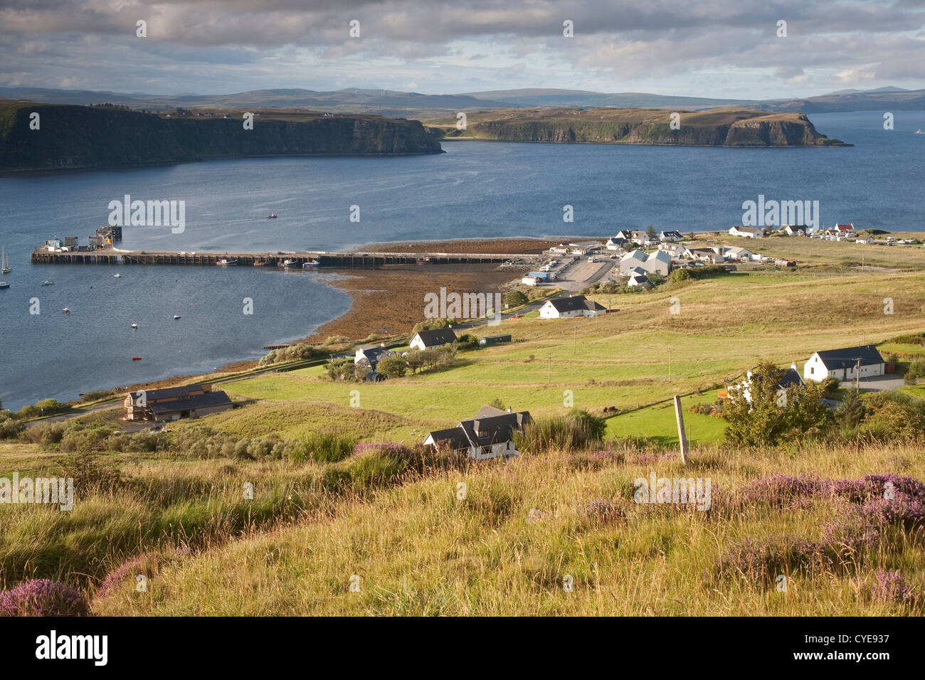 Uig Pier, Isle Of Skye, Schottland, UK Stockfoto