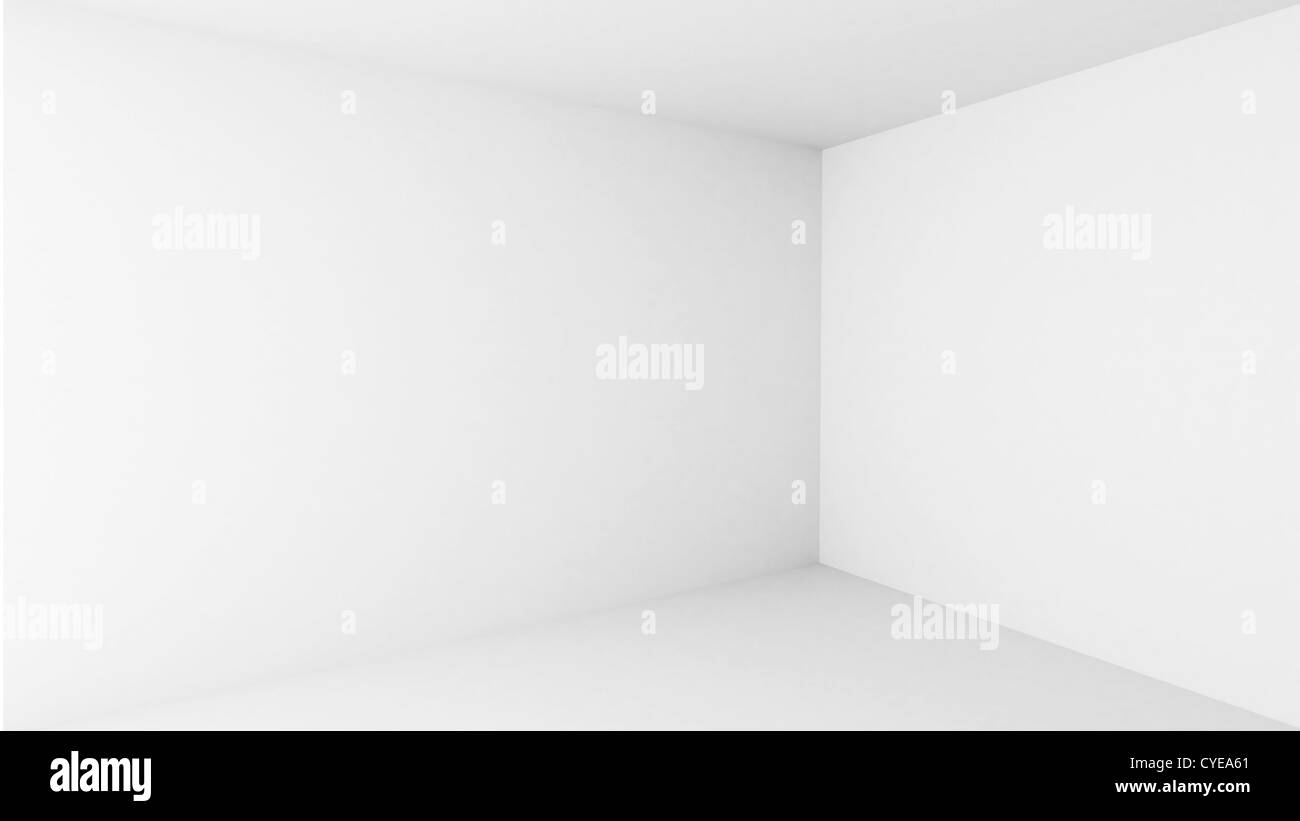 Abstrakt Architektur Hintergrund. Leeren weißen Raum Innenraum Stockfoto
