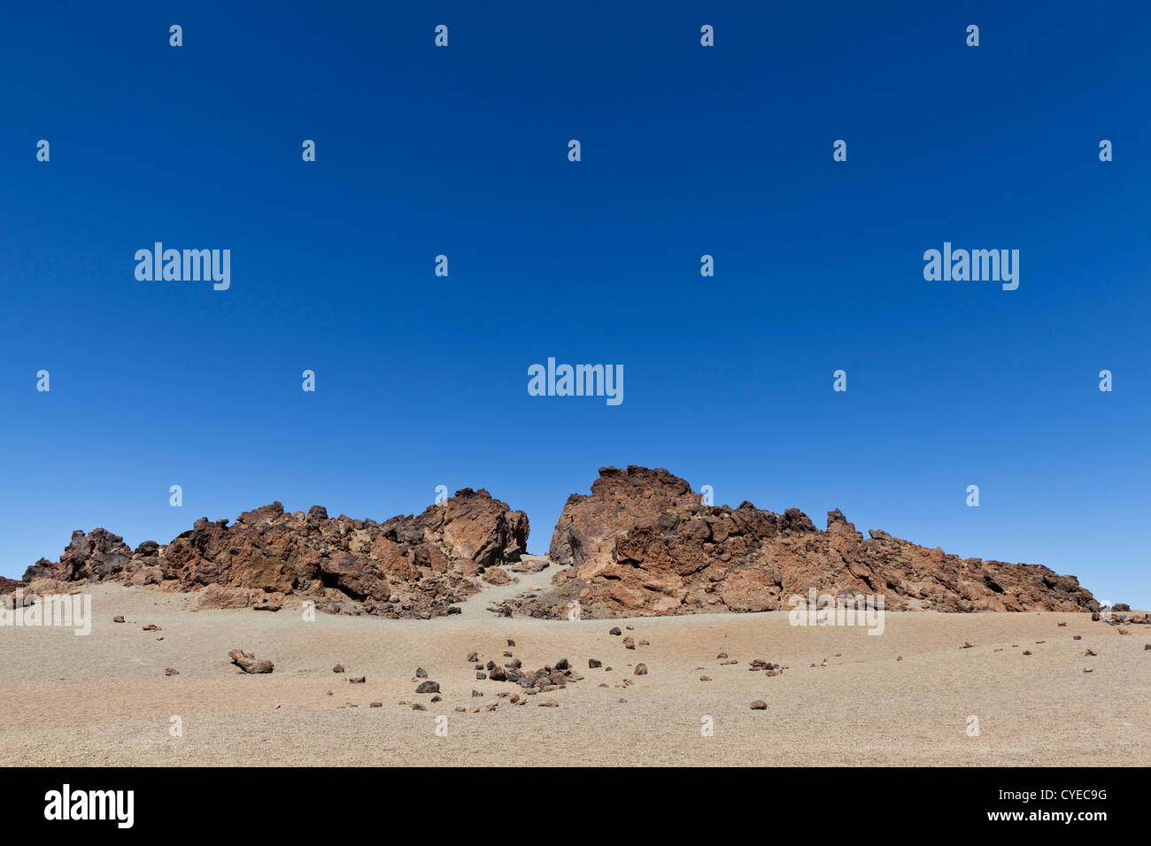 Bereich Las Minas de San Jose in den Nationalpark Las Canadas del Teide, Teneriffa, Kanarische Inseln, Spanien Stockfoto