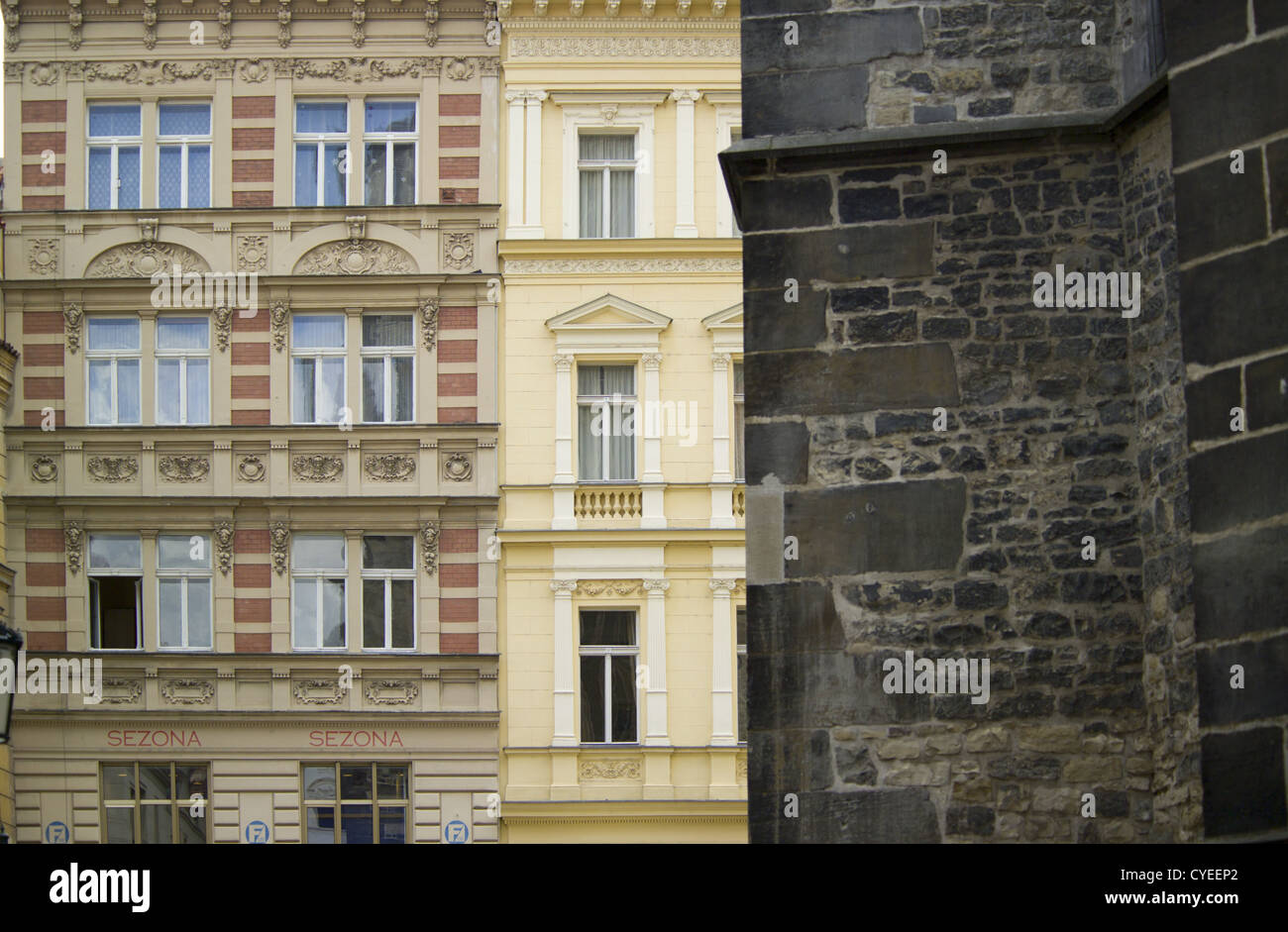 Gebäude in Prag Stockfoto