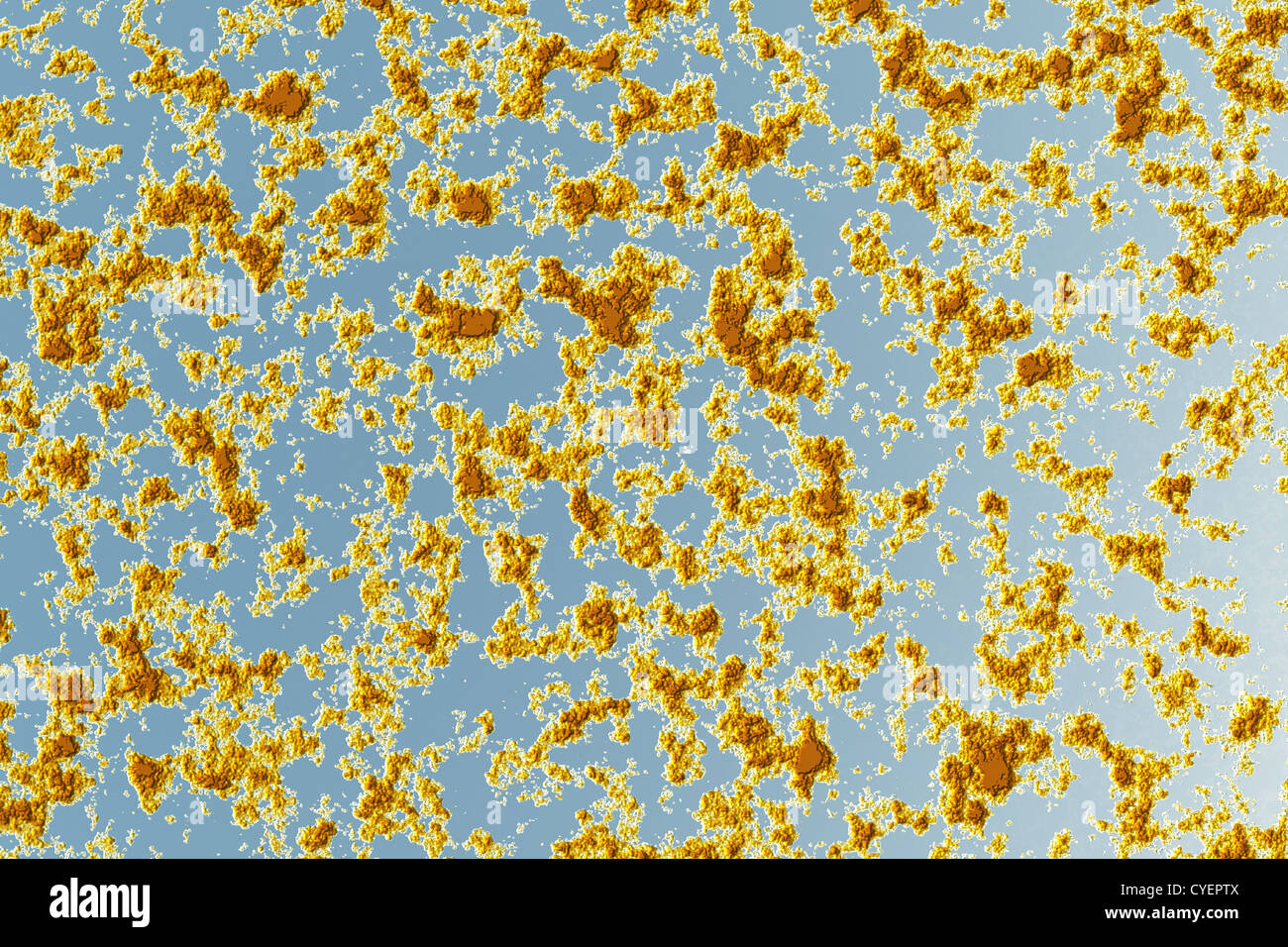 Rost auf Metall Hintergrund Stockfoto