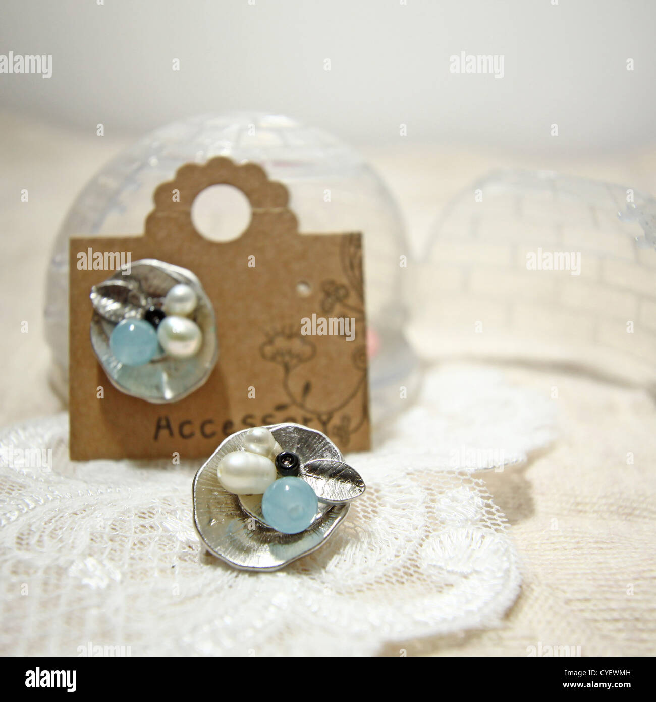 Ohrringe Stockfoto