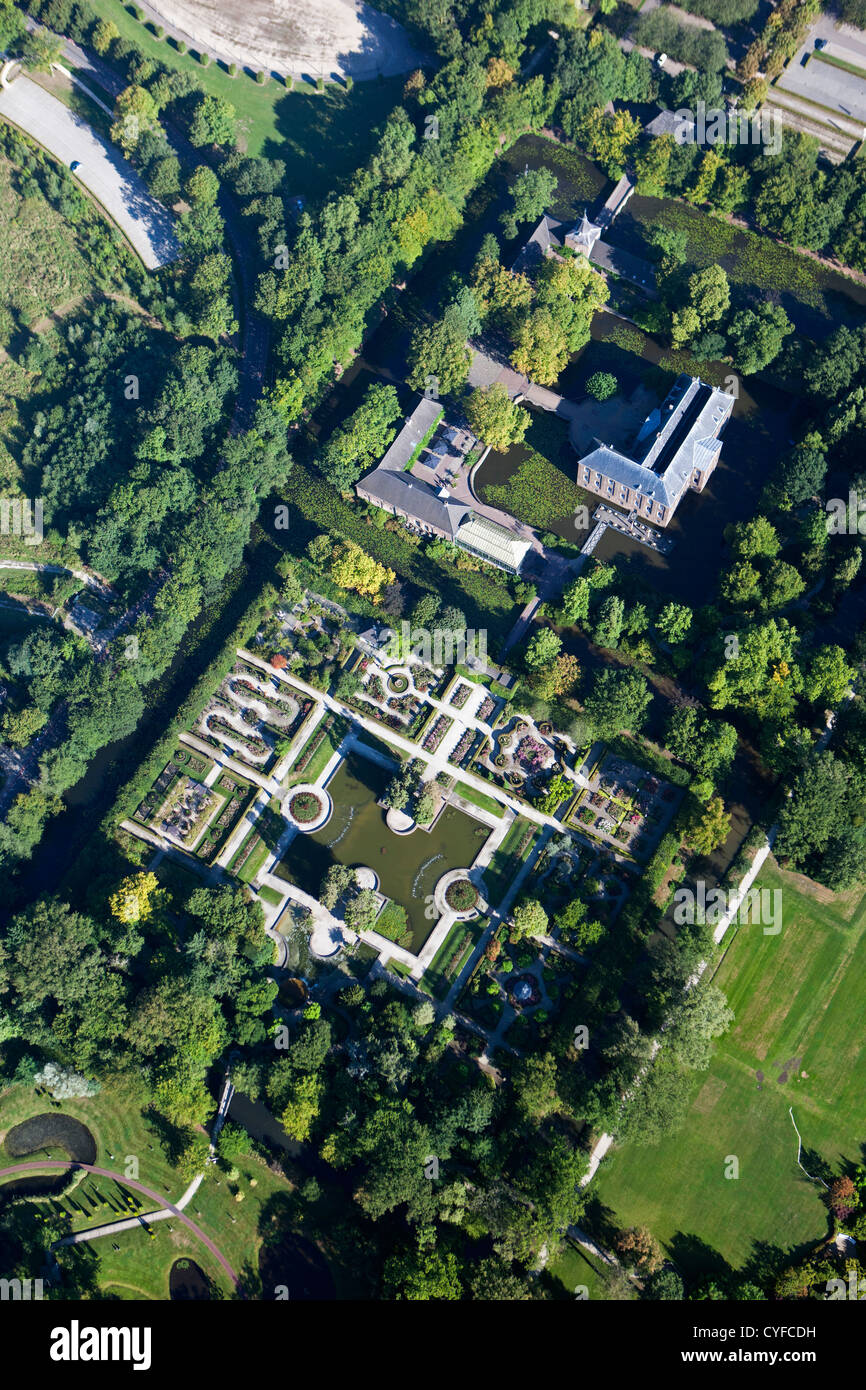 Den Niederlanden, Arcen. Schloss und Gärten. Luft Stockfotografie Alamy
