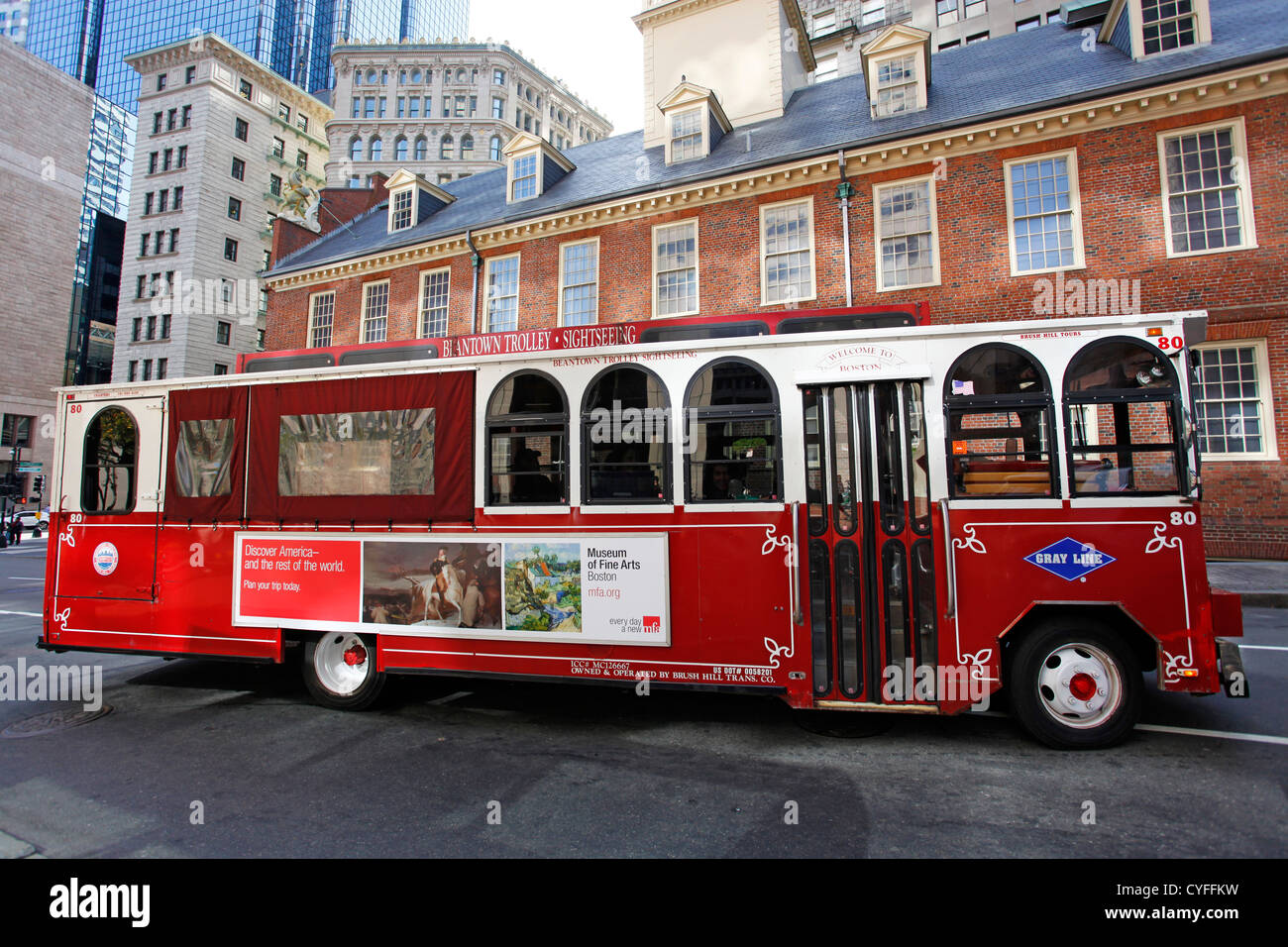 Tourist Tour Bus, Boston, Massachusetts, Amerika Stockfoto