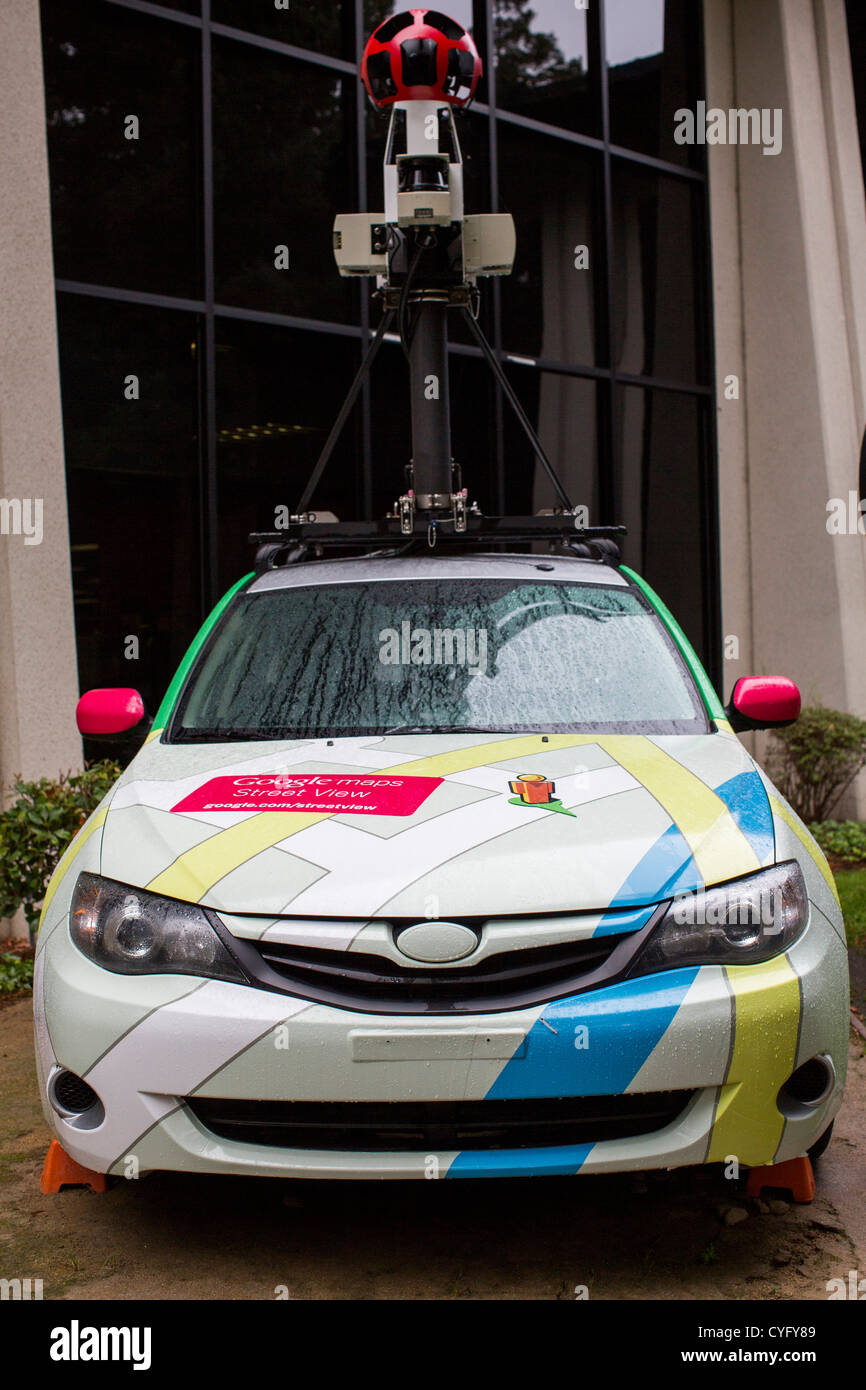 Google Maps und Street View Abschnitt der Google-Zentrale Komplex, auch bekannt als die "Googleplex" Stockfoto