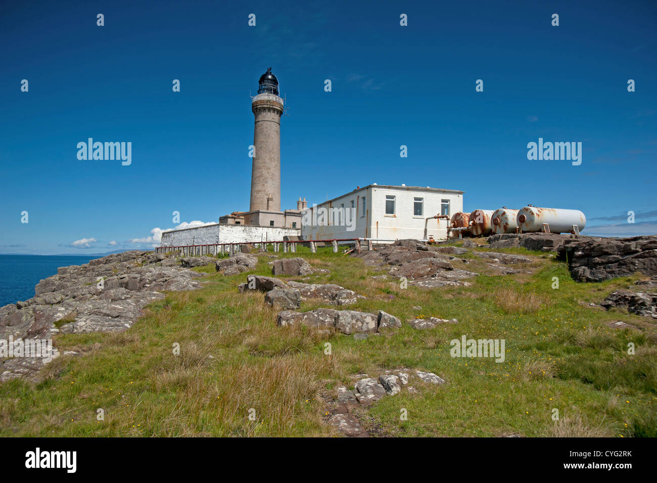 Ardnamurchan Leuchtturm liegt am westlichsten Punkt des britischen Festlands.   SCO 8755 Stockfoto