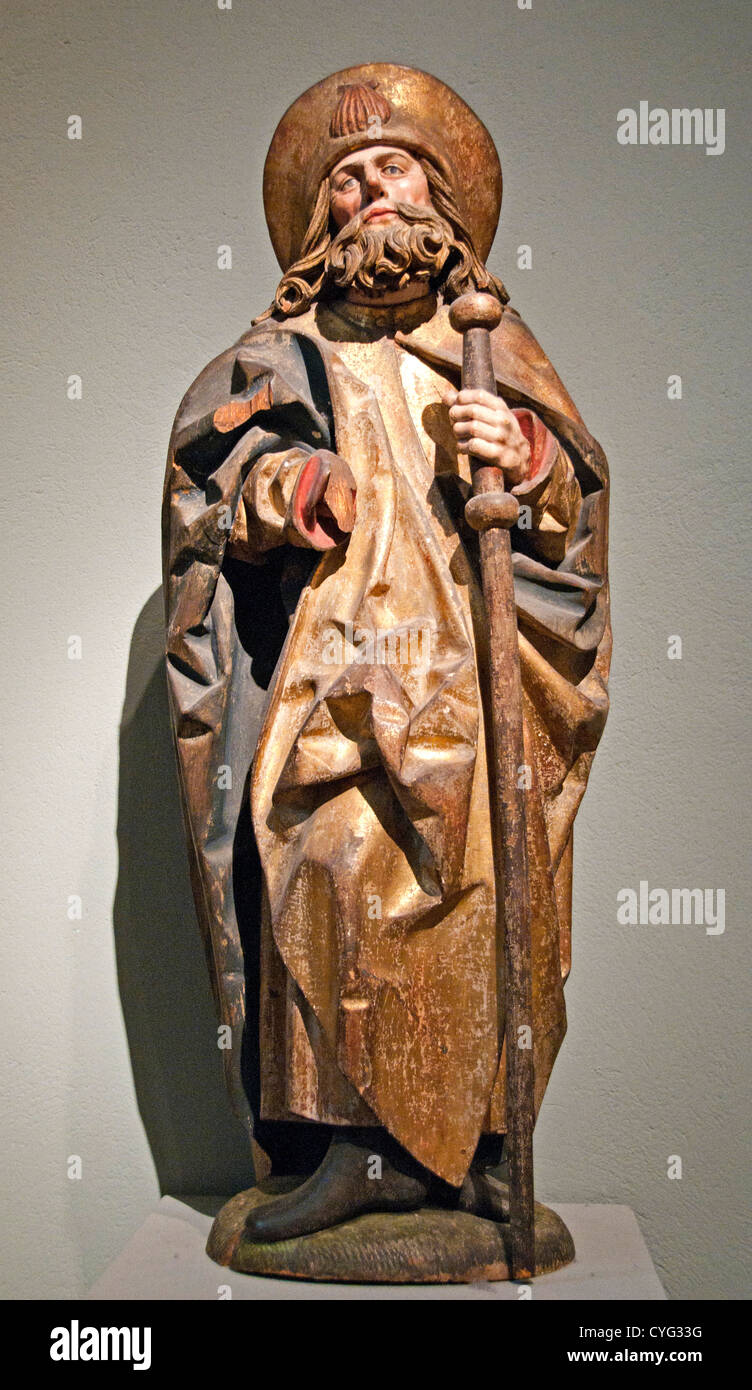 Saint James größere 1475 – 1500 Deutschland Süd Deutsch 90cm Stockfoto