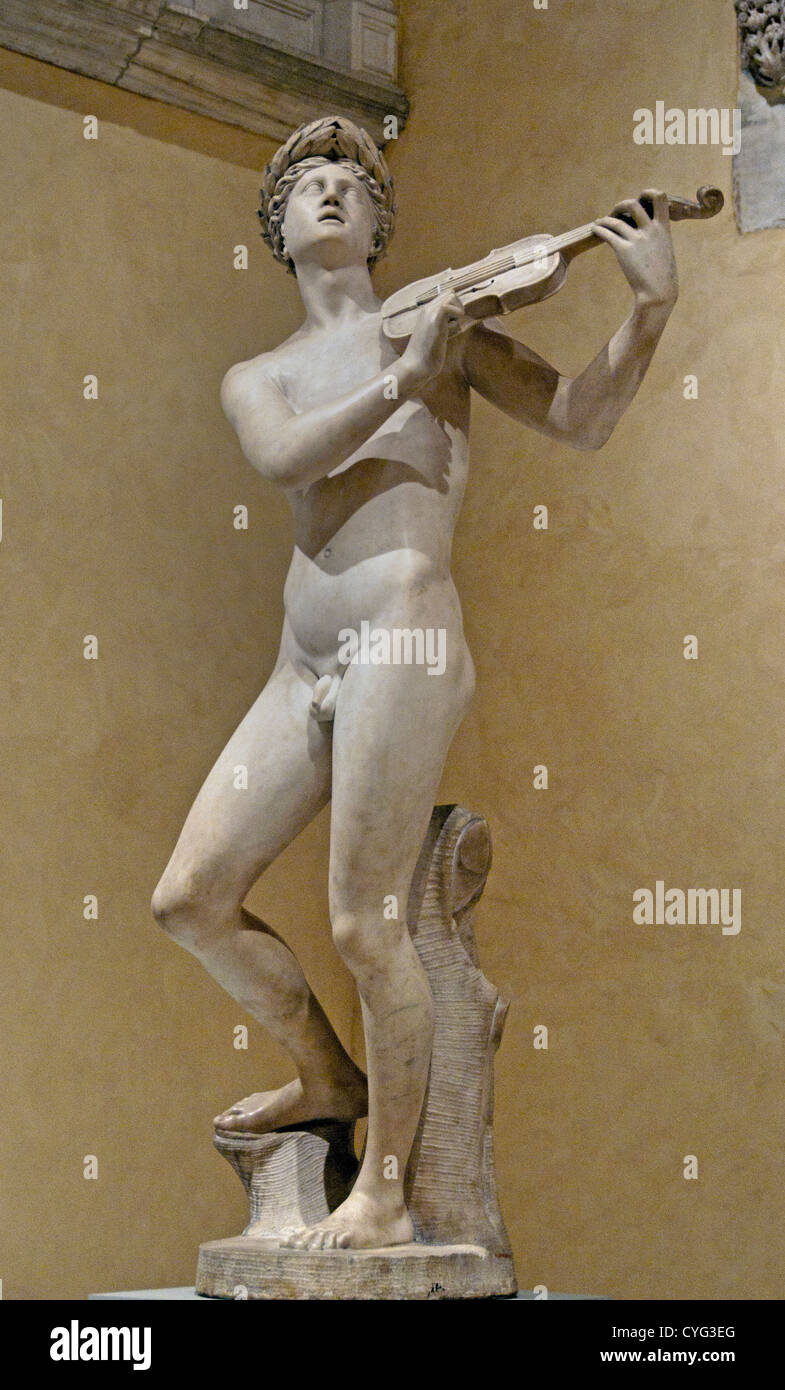 Orpheus-1600 Cristoforo Stati Cristofano da Bracciano italienischen 1556 – 1619 Florenz Marmor 196cm Stockfoto