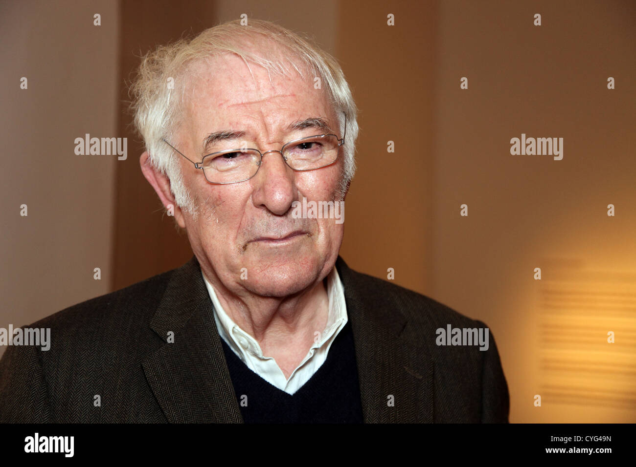Seamus Heaney, irischer Nobelpreisträger Stockfoto