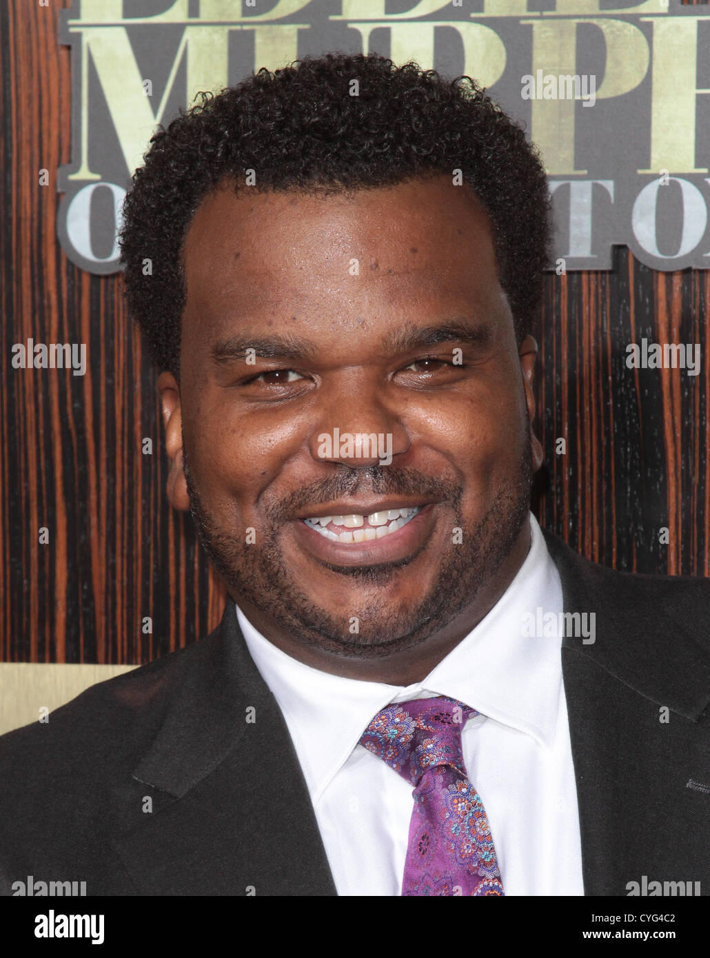 CRAIG ROBINSON EDDIE MURPHY: Eine Nacht nur BEVERLY HILLS Kalifornien USA 3. November 2012 Stockfoto