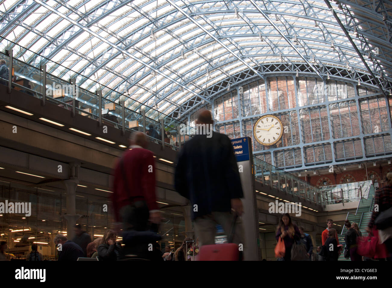 St. Pancras International Station, London, UK Stockfoto