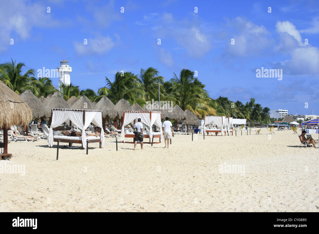 Isla Mujeres Beach, Riviera Maya, Mexiko Stockfoto