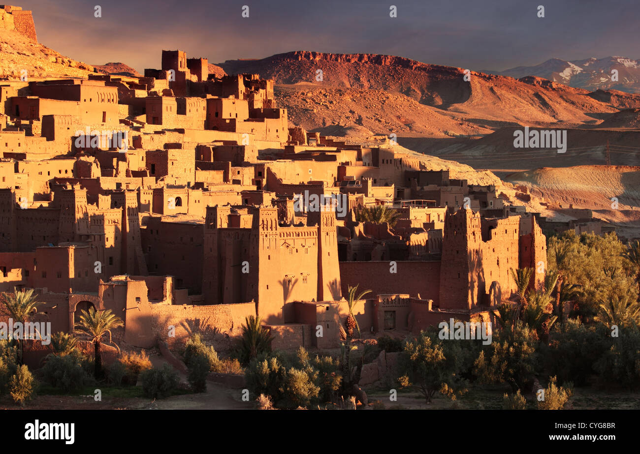 Ait Benhaddou, Marokko Stockfoto