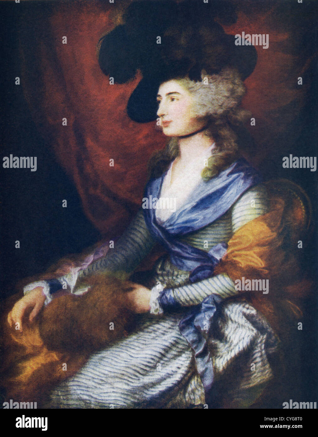 Gainsborough Es Walisische Schauspielerin Sarah Siddons Gilt Als