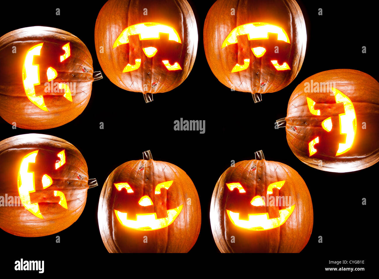 Halloween-Kürbis Stockfoto